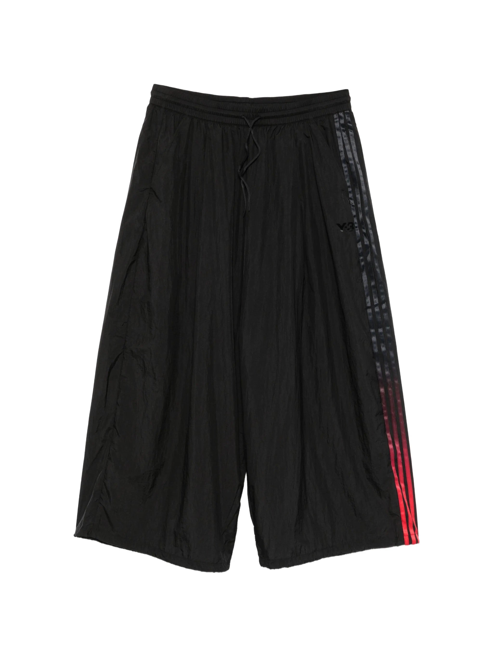Y-3 3-Stripes Wide Pants in Black with Gradient 3-Stripes