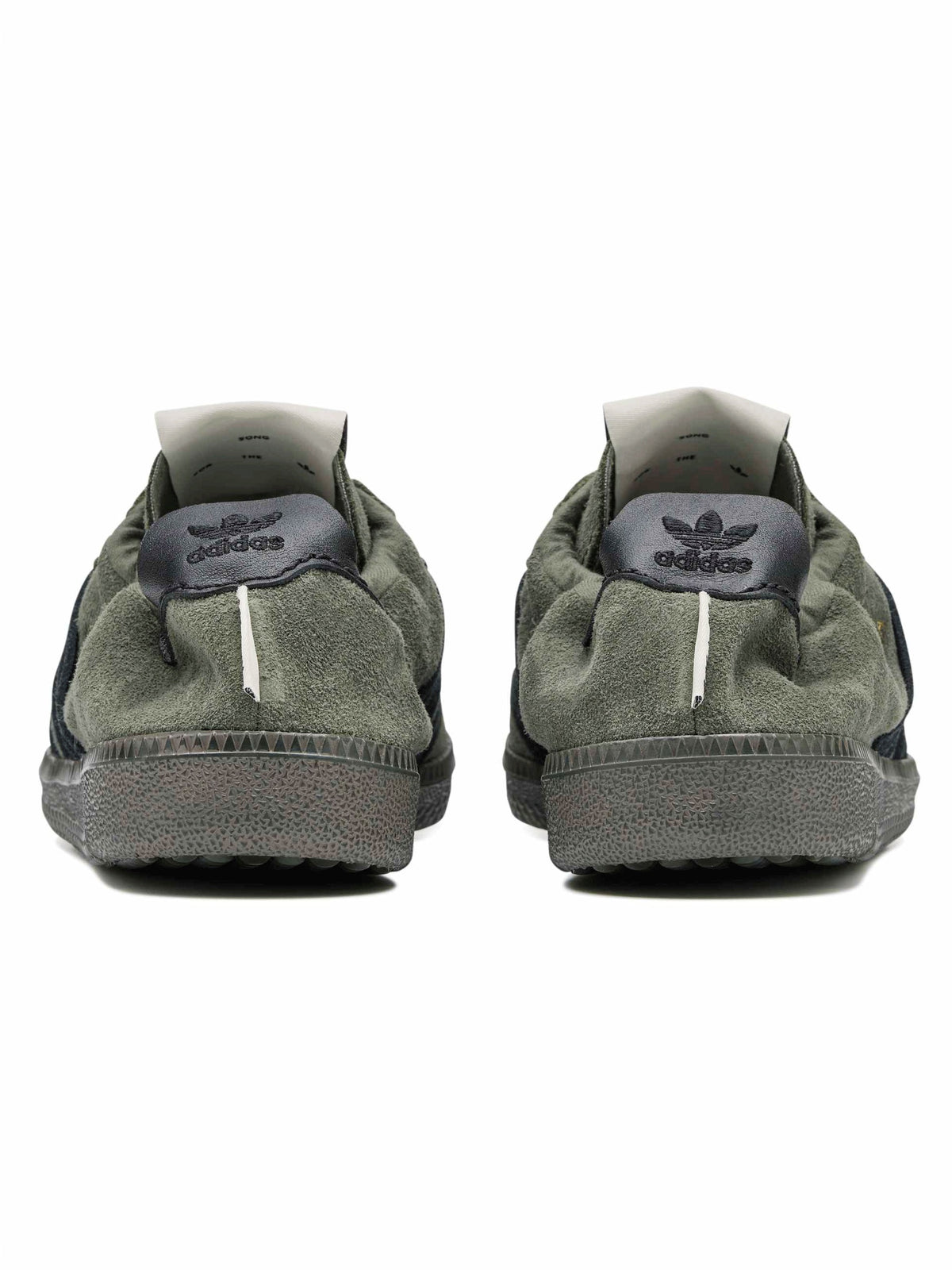 adidas x Song for the Mute ADI008 Samba OG SFTM sneakers, rear view showing heel construction.