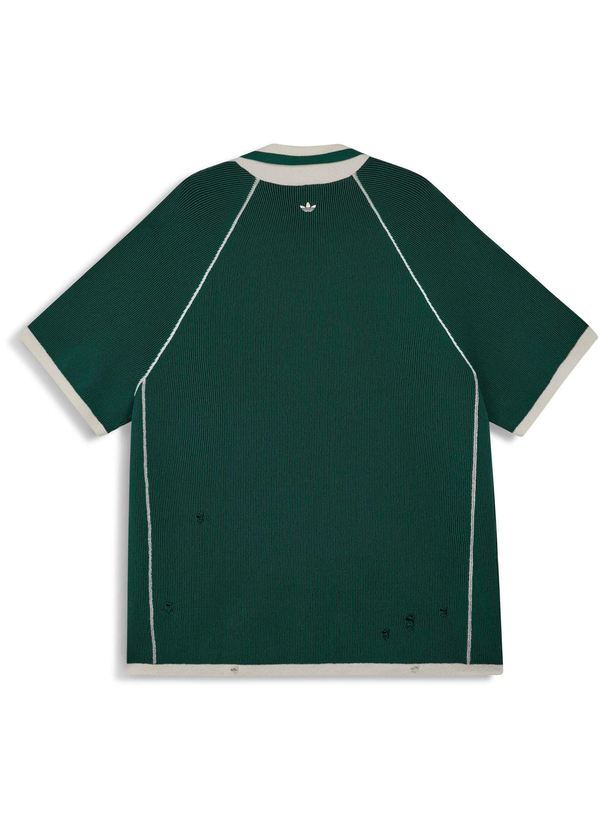 Adidas x Song for the Mute ADI008 Sweater Polo in Collegiate Green/Black back view
