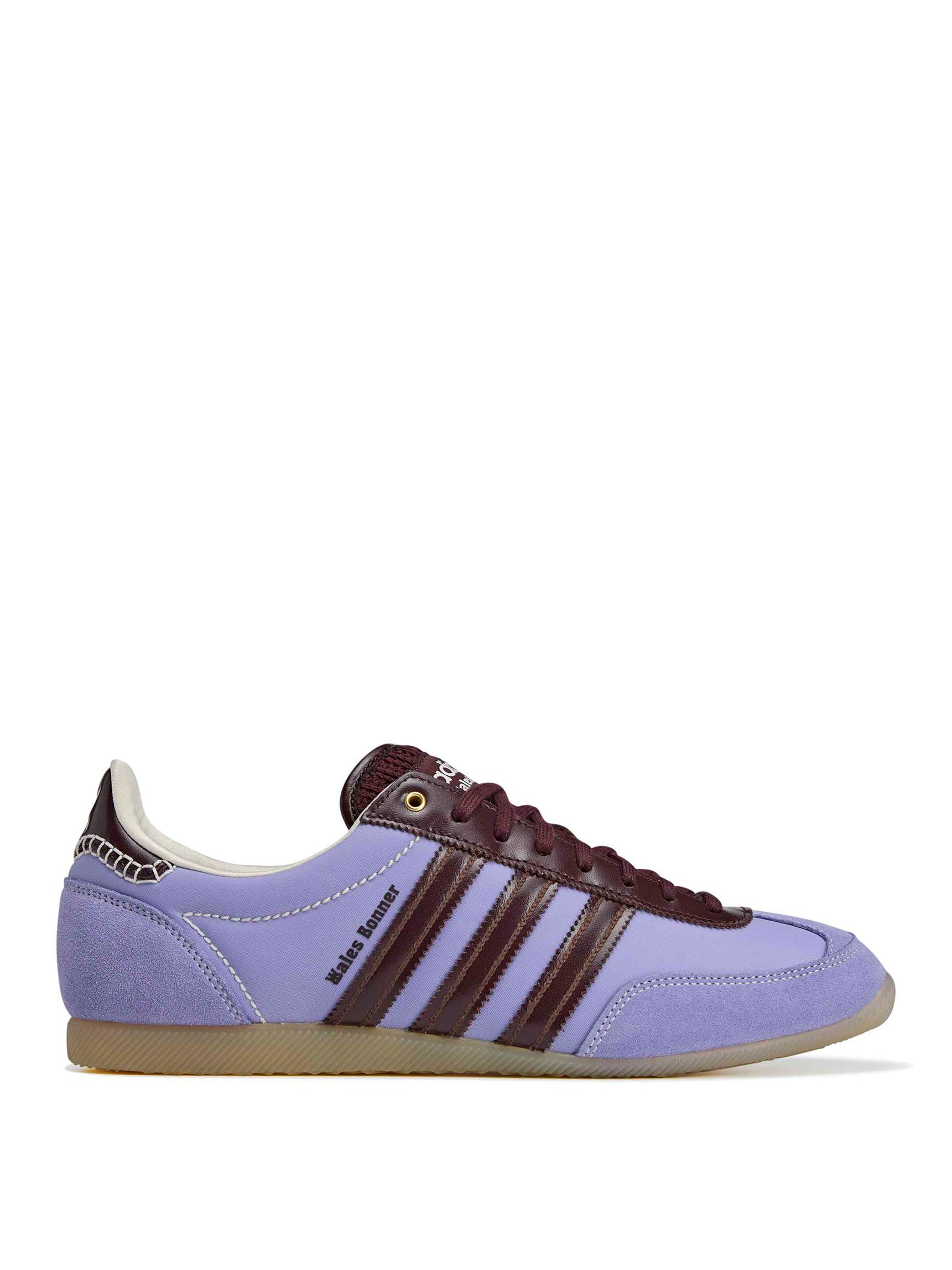 WB Japan Sneakers - White / Light Purple / Night Red-[-Adidas x Wales Bonner-1