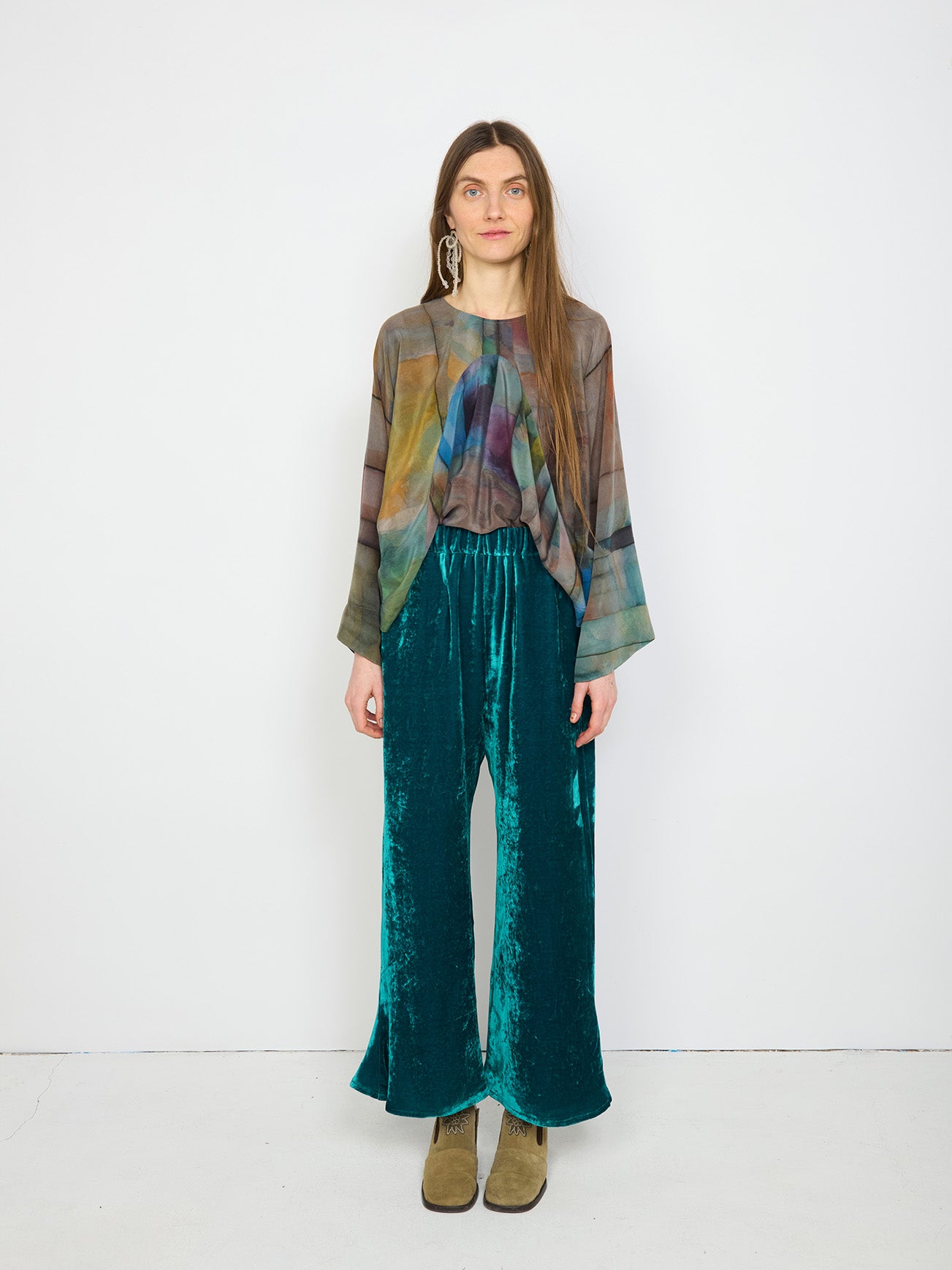 Silk Top - Print 09-[-Anntian-6