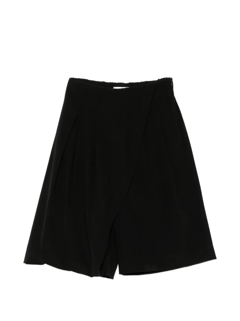 Issey Miyake April SS26 Looped Pants in Black front view