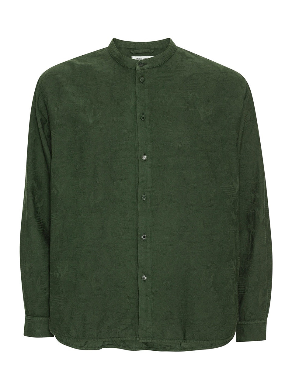 Henrik Vibskov Big Toad Shirt in Bottle Green product front view
