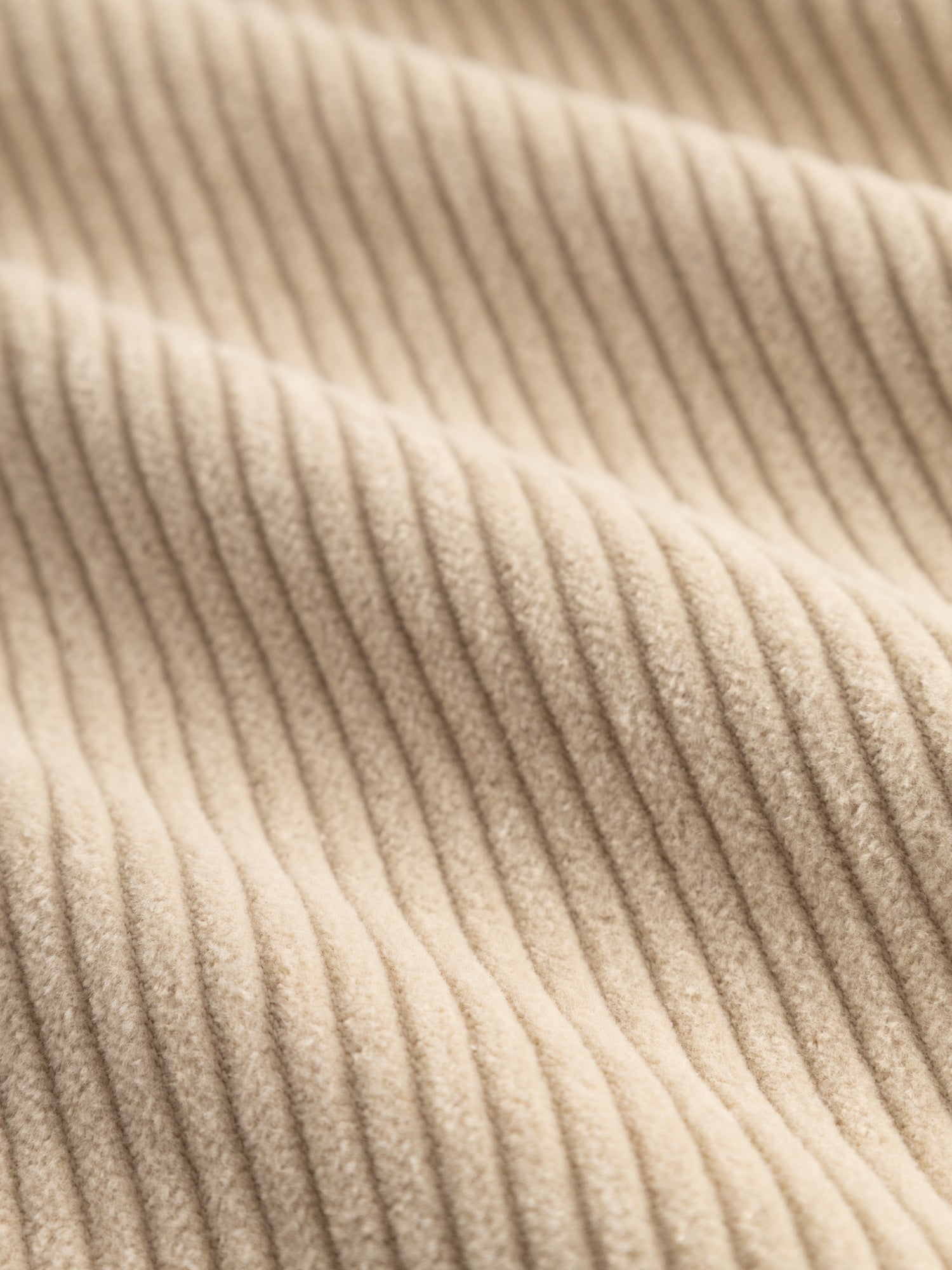 Alternate detail close-up of the Black Crane Corduroy Wide Pants highlighting the cropped hem and soft corduroy structure.