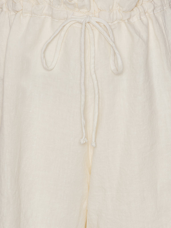 Black Crane - Parachute shorts in cream