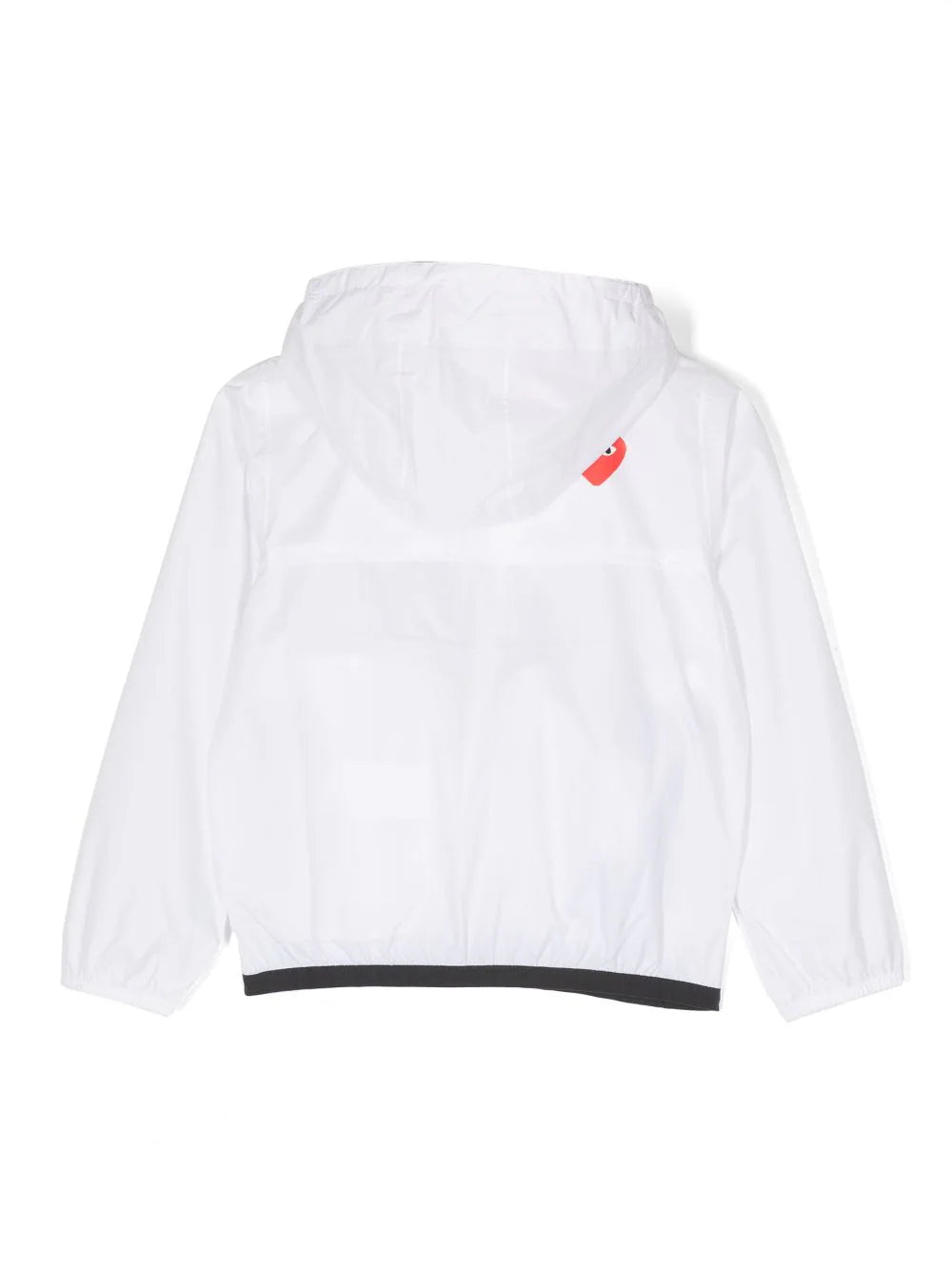 CDG PLAY x K-Way Kids │ Kids K-Way Cagoule in White
