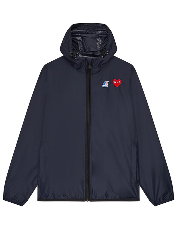 Unisex K-Way Cagoule - Navy-[-Comme des Garçons Play-1