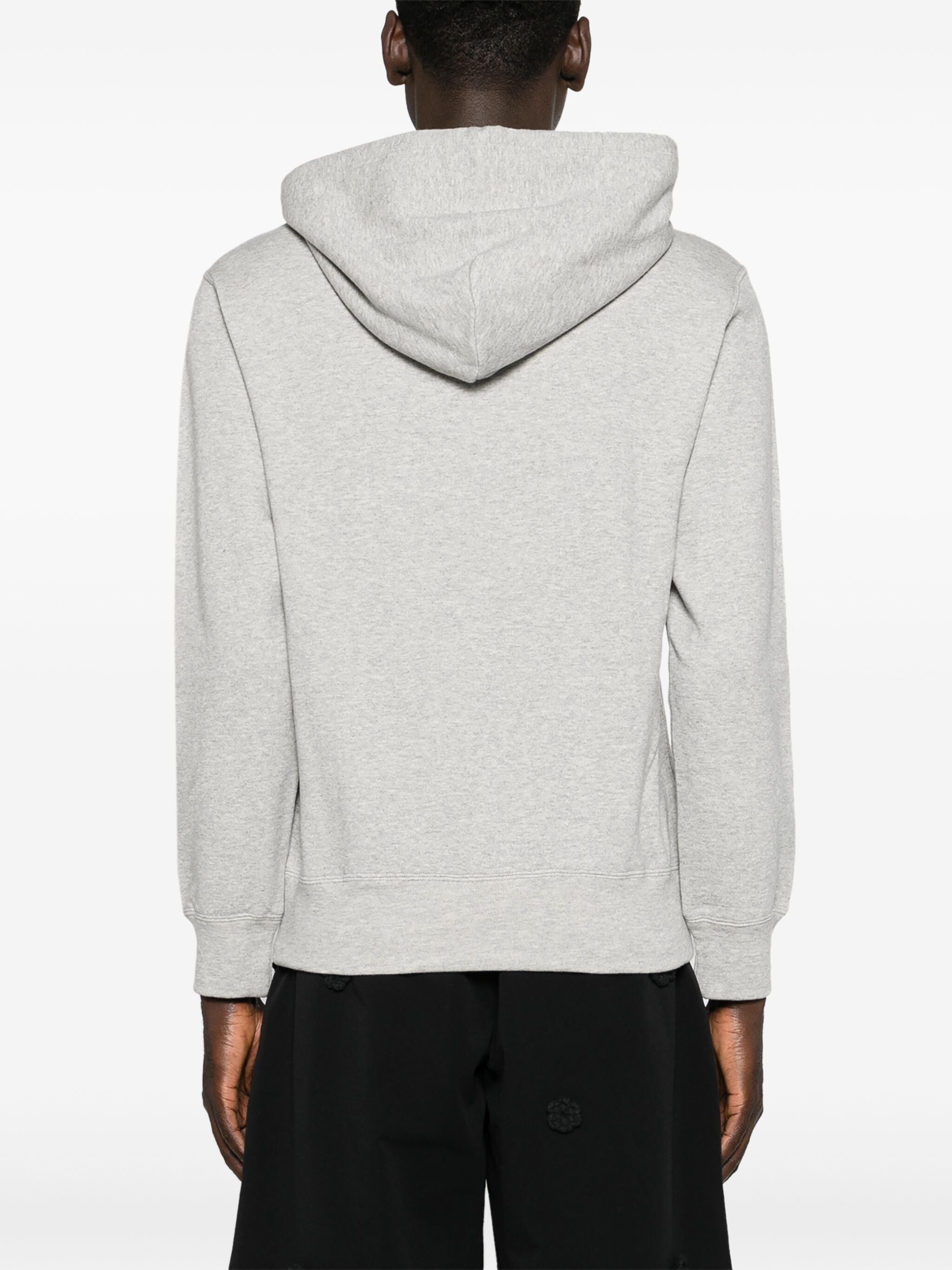 Unisex Hoodie Red Heart in Grey from Comme des Garçons Play