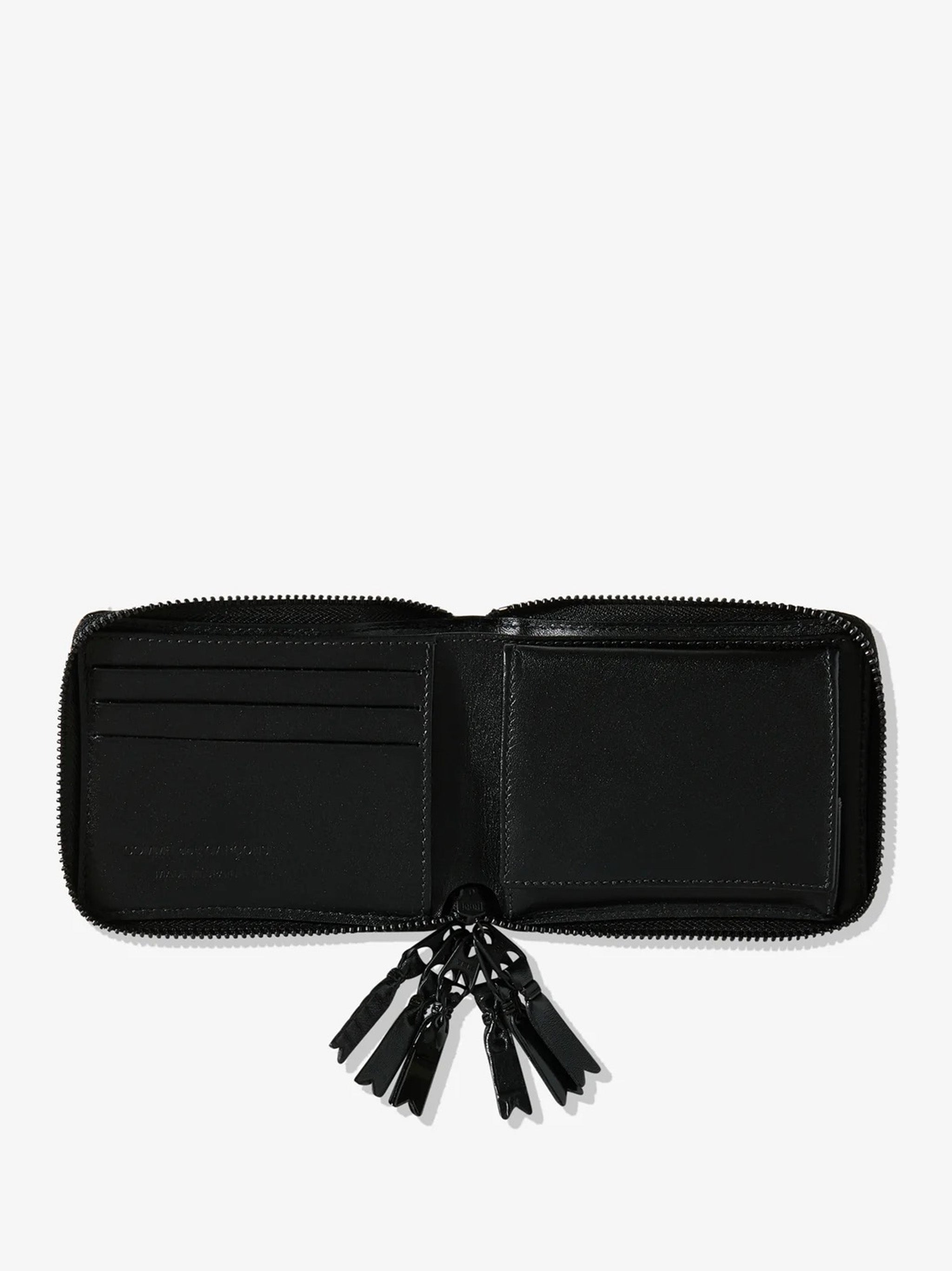 Comme des Garçons Wallet SA7100ZM Zipper Medley in Black