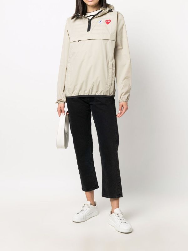 Unisex K-Way Anorak - Beige-[-Comme des Garçons Play-10