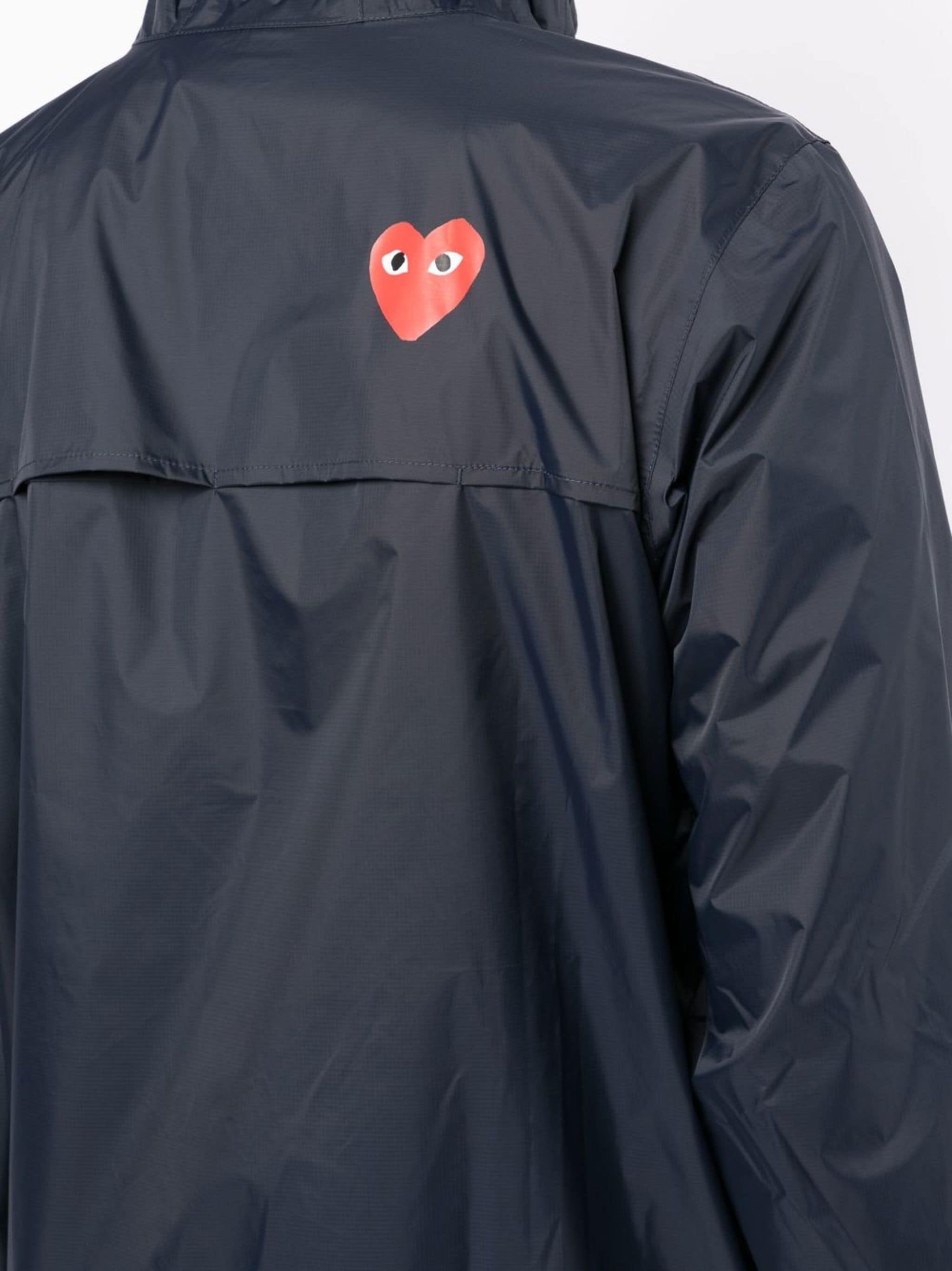 Comme des Garçons PLAY x K-Way Anorak Navy - Henrik Vibskov Boutique