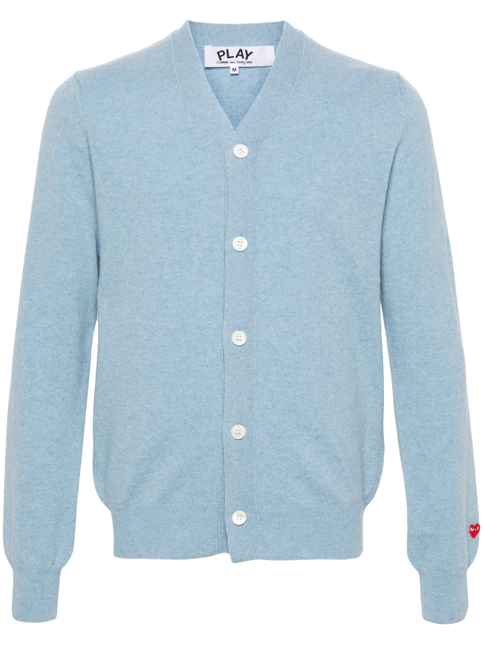 Unisex Knit Cardigan - Light Blue
