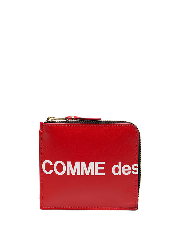 Comme des Garçons Wallet - SA3100HL Huge Logo Wallet in Red