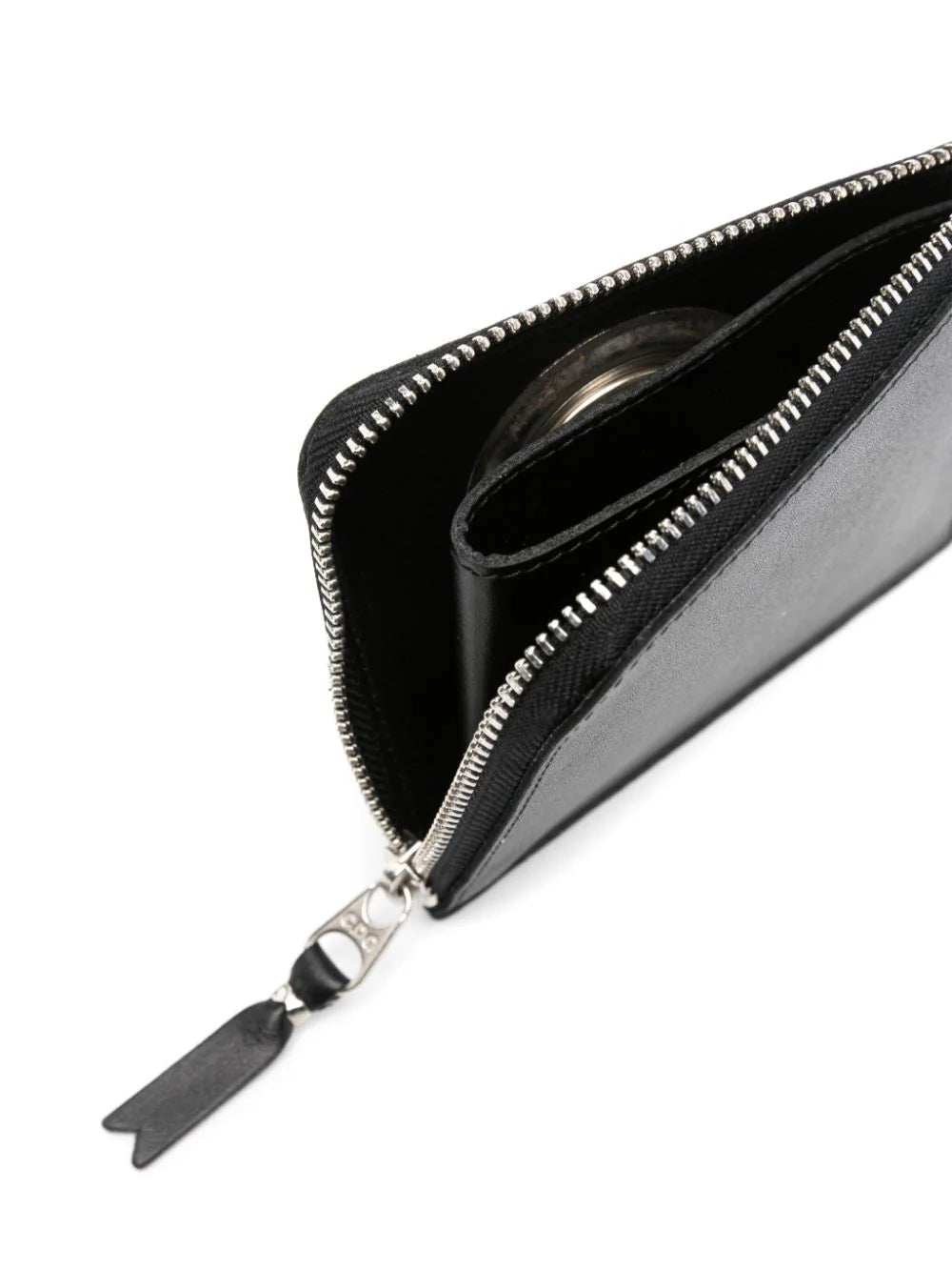 Comme Des Garçons Wallet - SA3100SE Wallet in Silver Eyelet Black