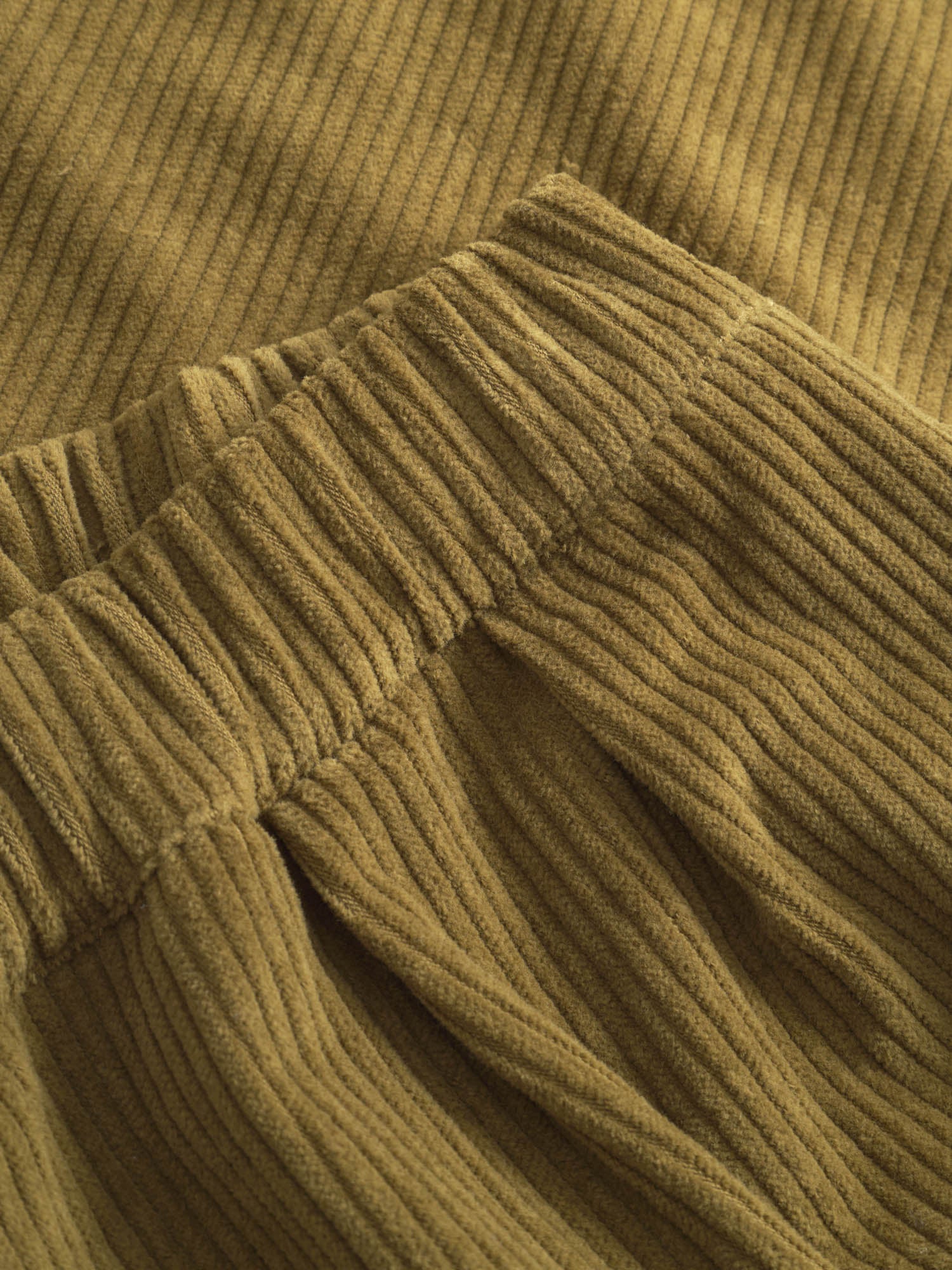 Black Crane - Corduroy Wide Pants in Olive