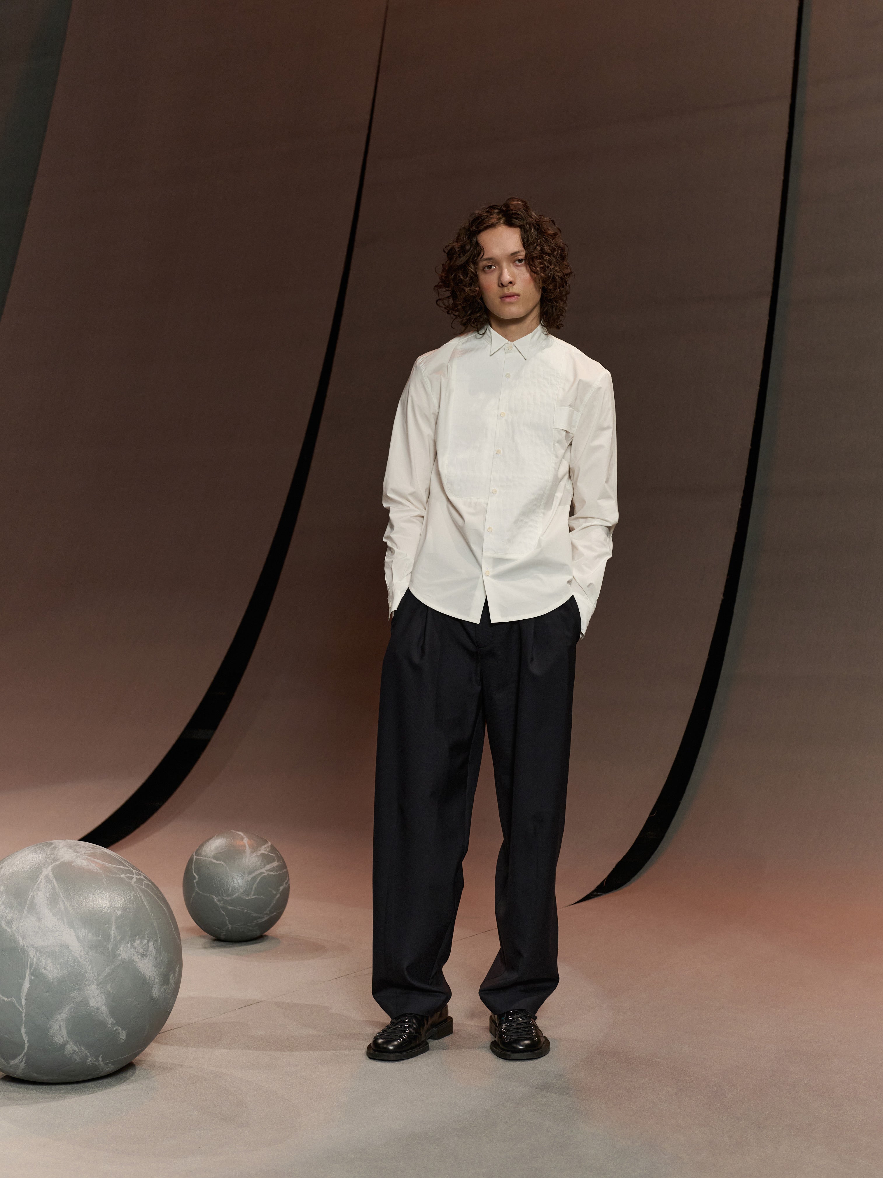 Ballroom Shirt in Paper White from Henrik Vibskov