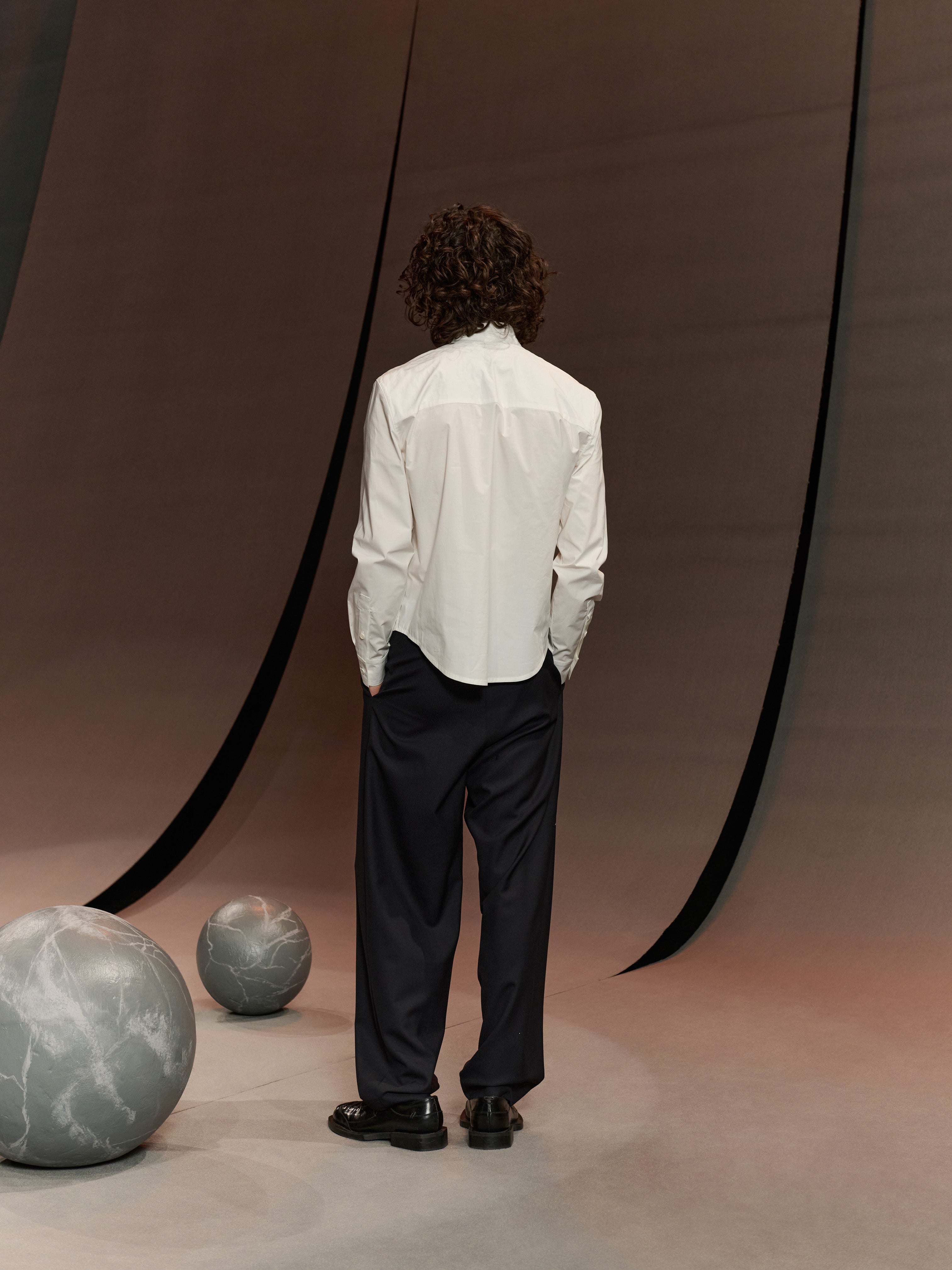 Ballroom Shirt in Paper White from Henrik Vibskov