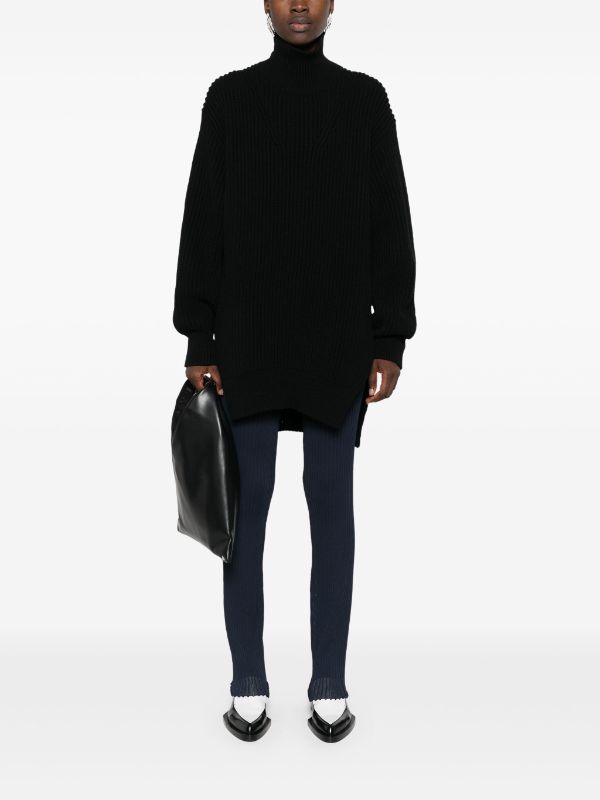 Bell Knit Pant - Navy-[-Henrik Vibskov-2