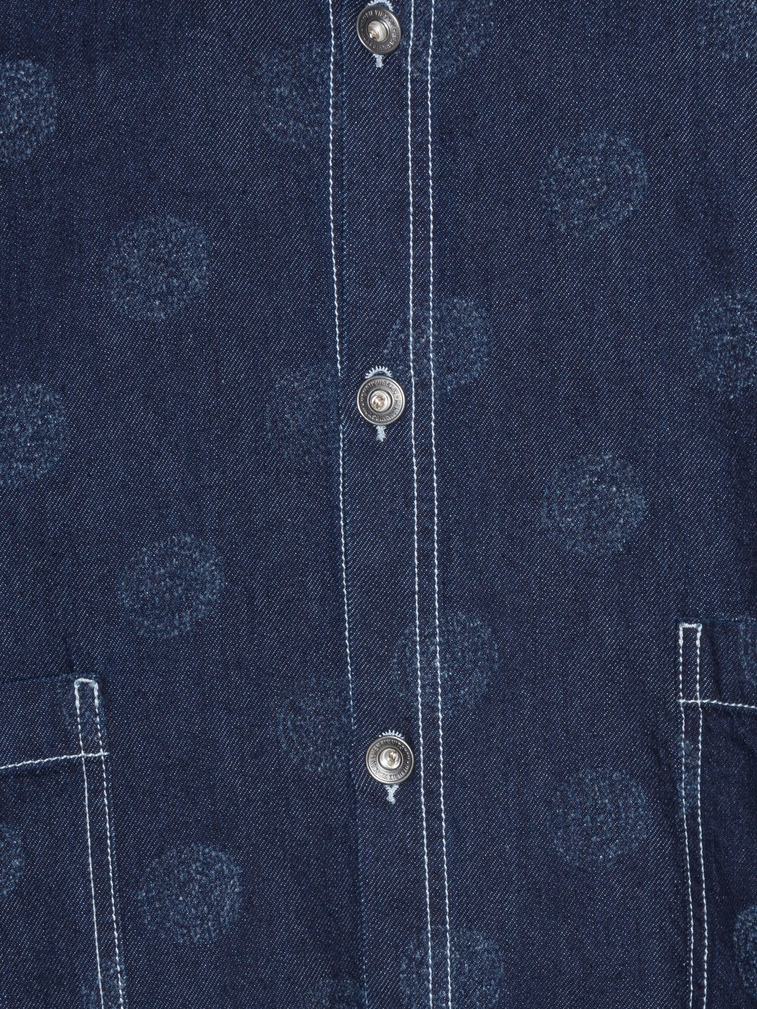 Big Denim Shirt in Needle Punch Dots from Henrik Vibskov