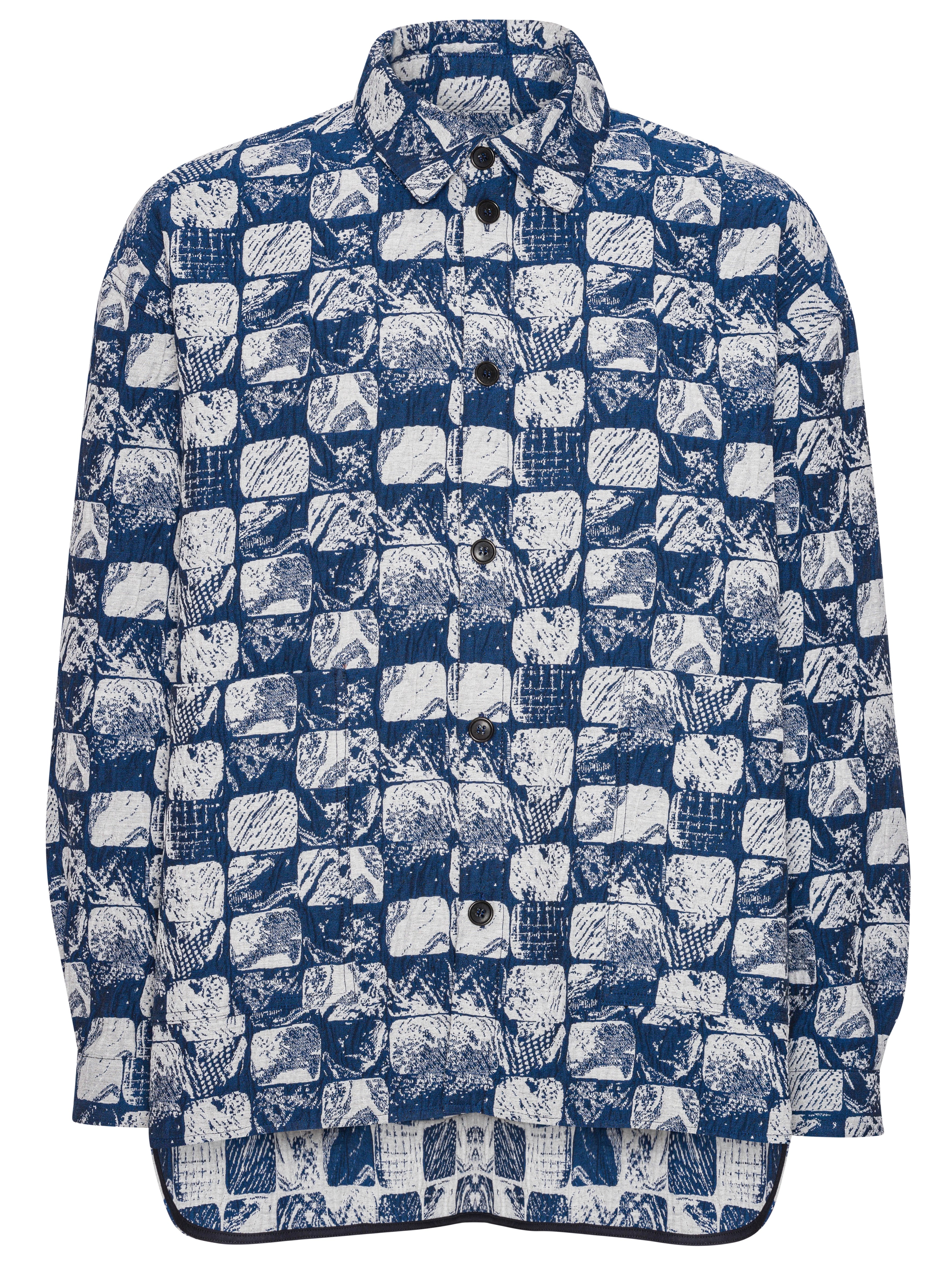 Big Shirt in Footprints from Henrik Vibskov