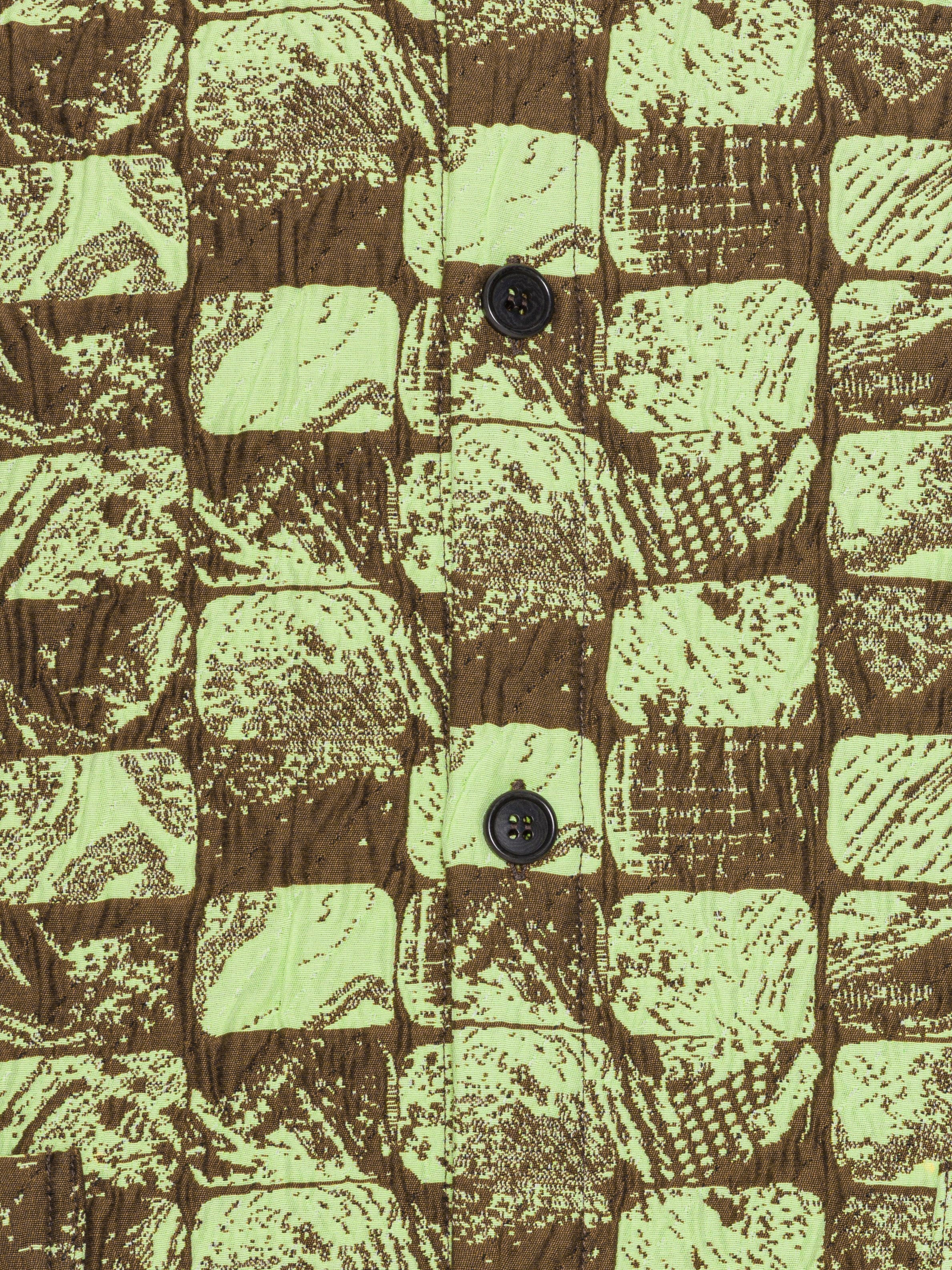 Big Shirt - Footprints Brown-[-Henrik Vibskov-2