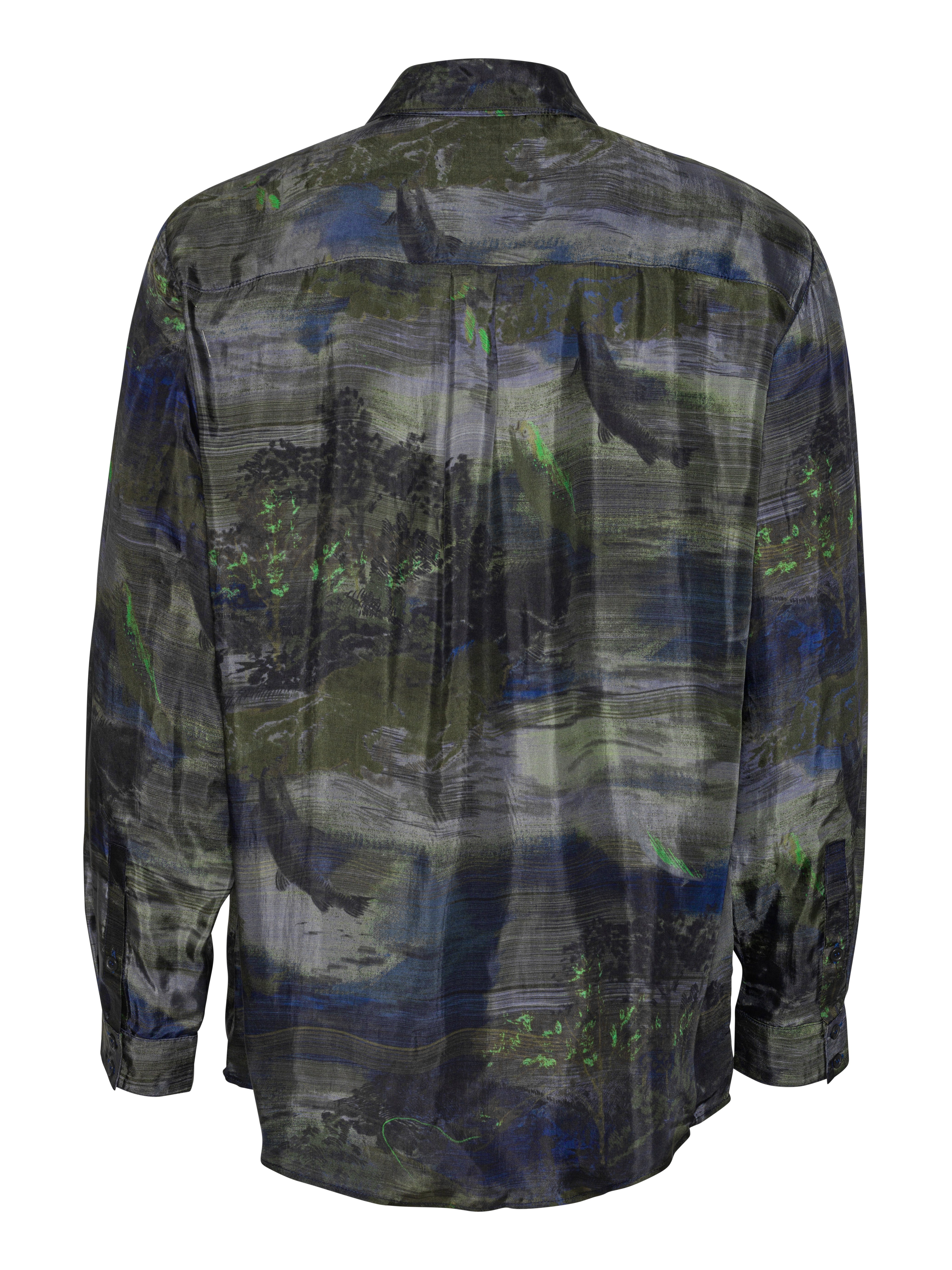 Block Shirt in Fishes Light from Henrik Vibskov