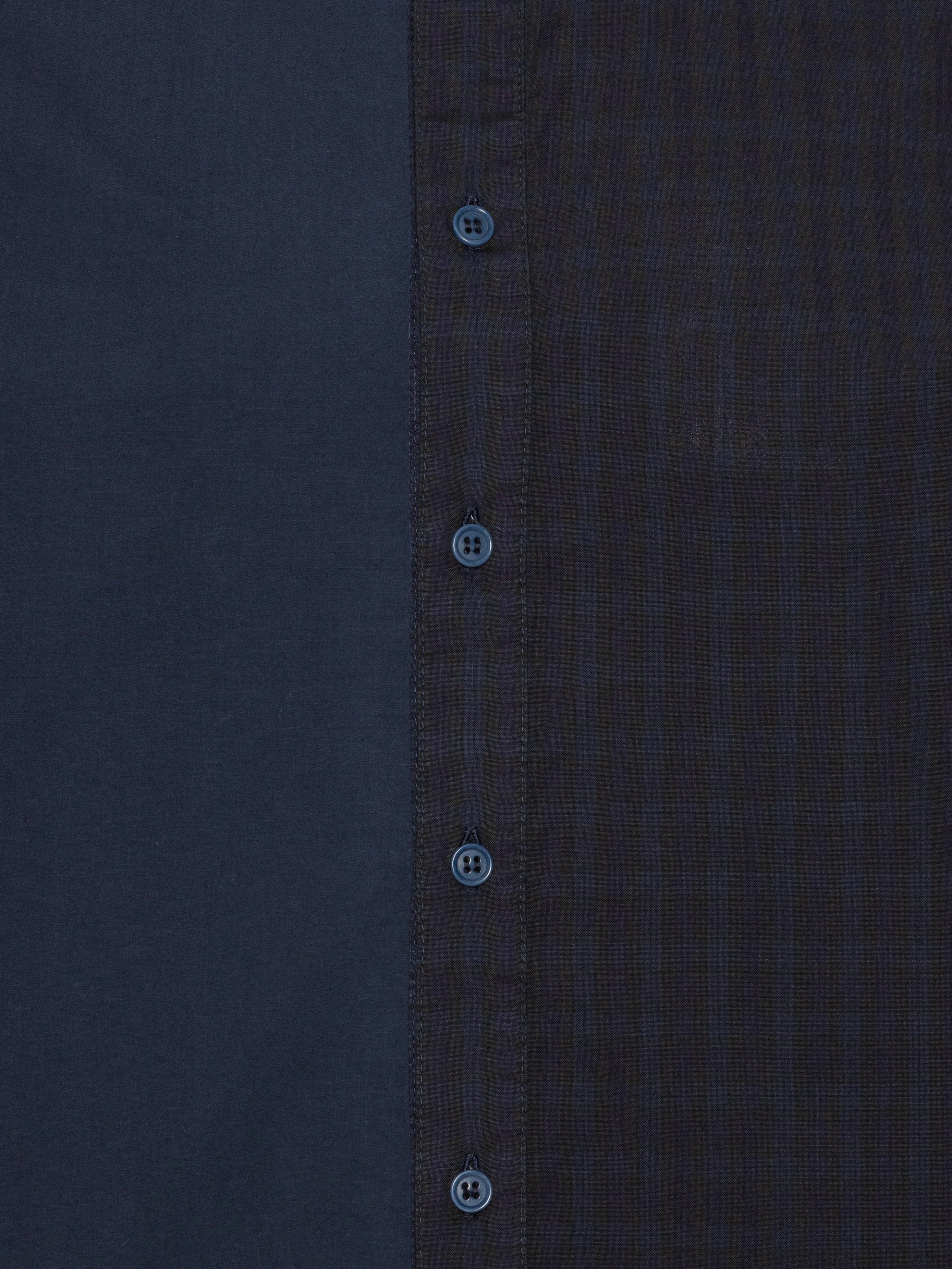 Block Shirt - Navy
