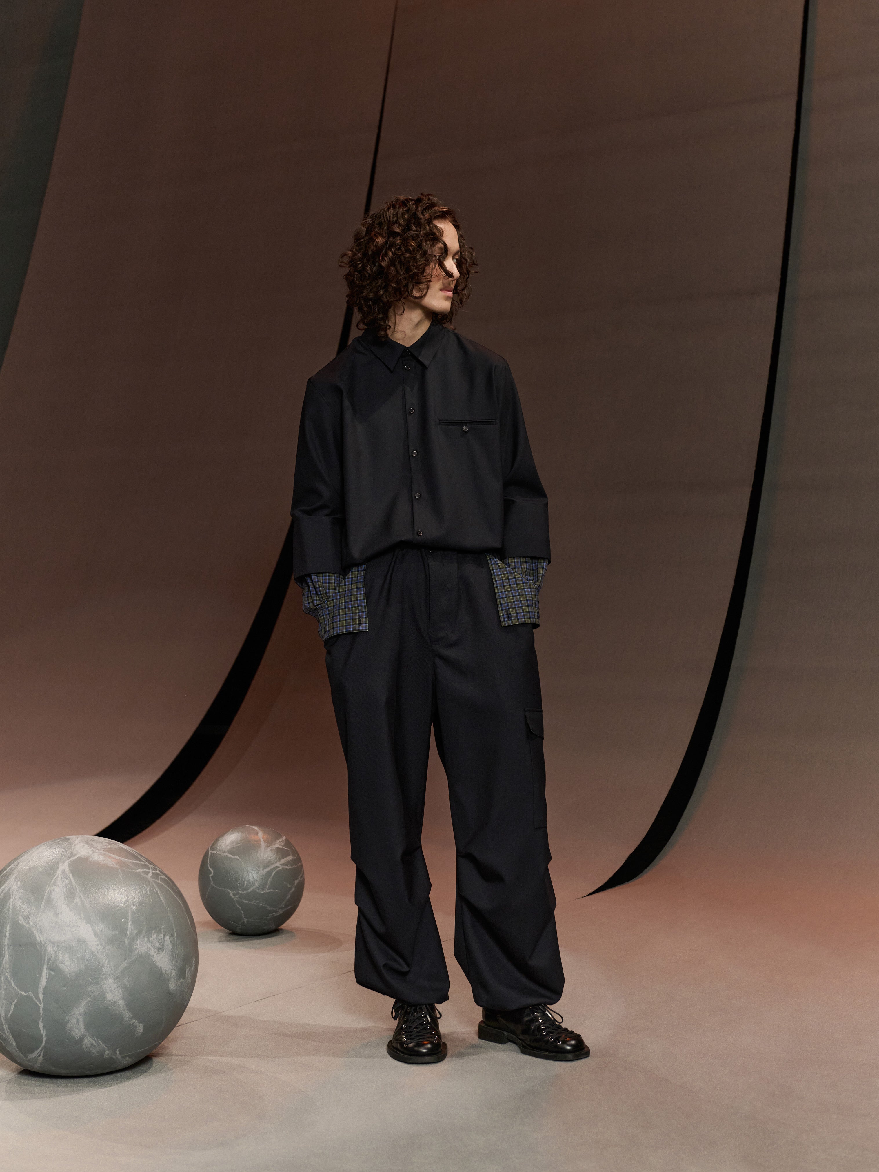 Blou Shirt in Tropical Navy from Henrik Vibskov