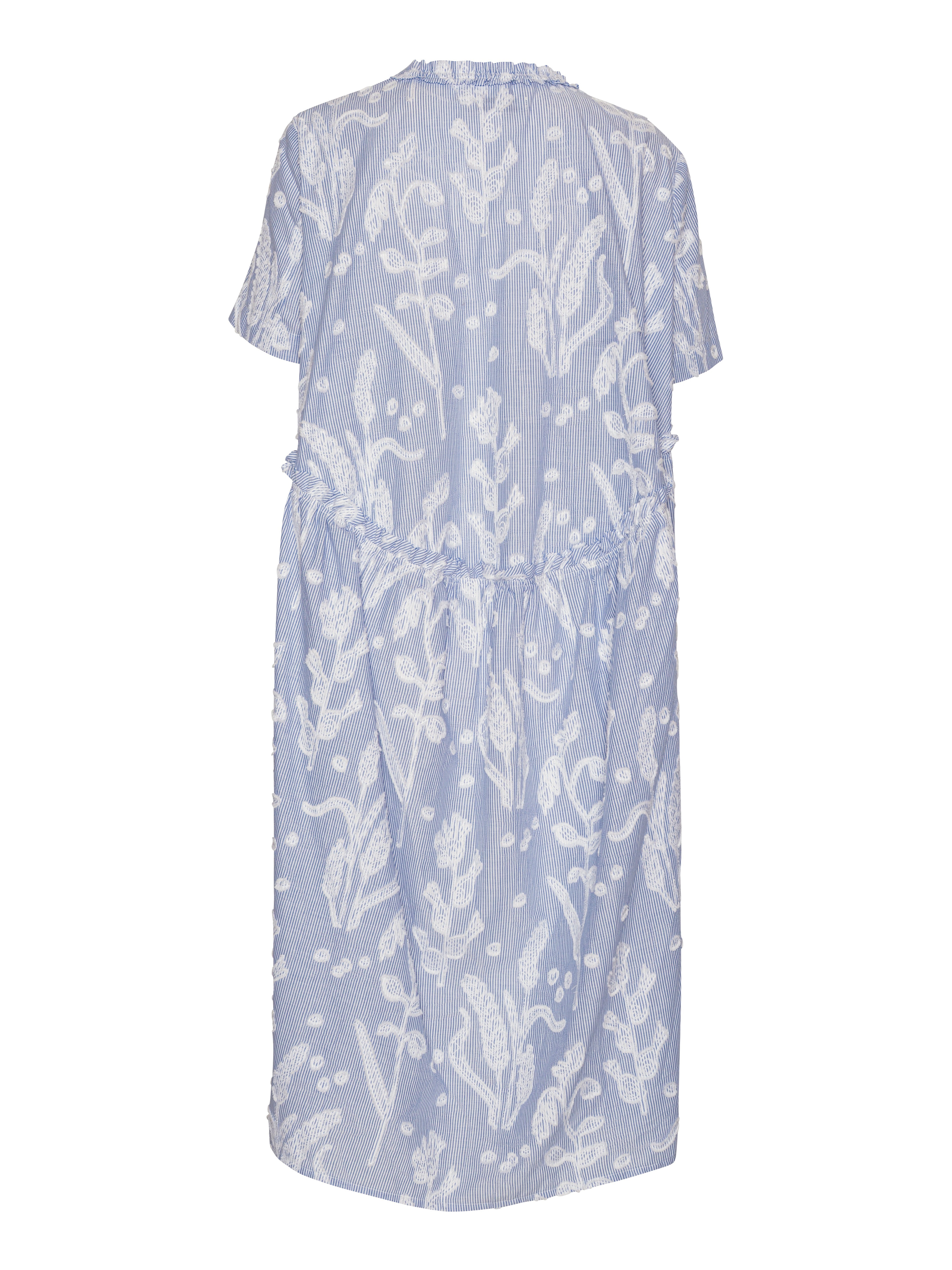 Back view of the Bon Chalant Dress showing the oversized silhouette and all-over ruched detailing.