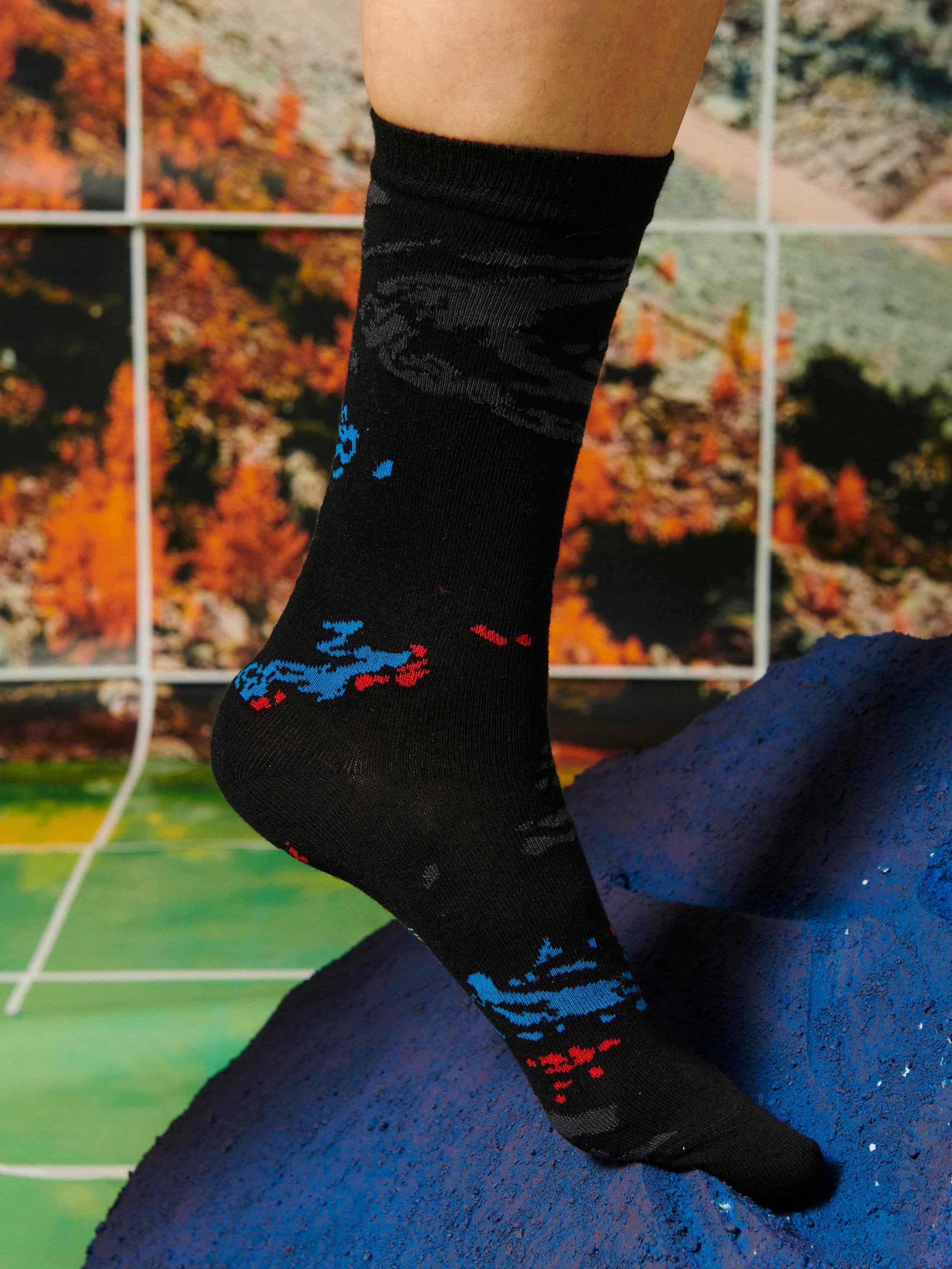 Dark Fireworks Socks - Dark Fireworks-[-Henrik Vibskov-2