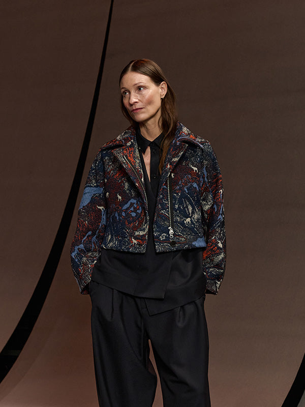Dartbi Jacket in Gobelin Goats from Henrik Vibskov