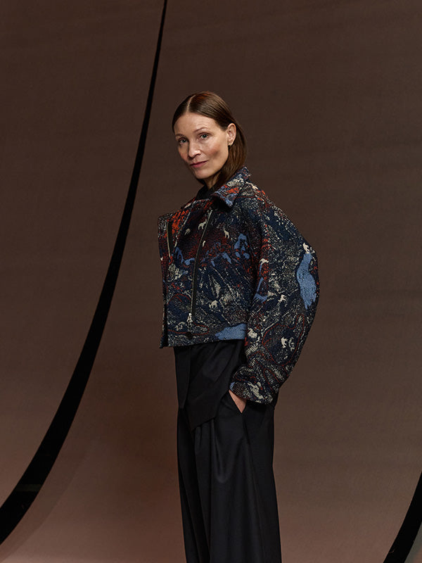Dartbi Jacket in Gobelin Goats from Henrik Vibskov