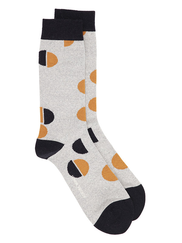 Dot Socks Homme in Dot Ecru from Henrik Vibskov