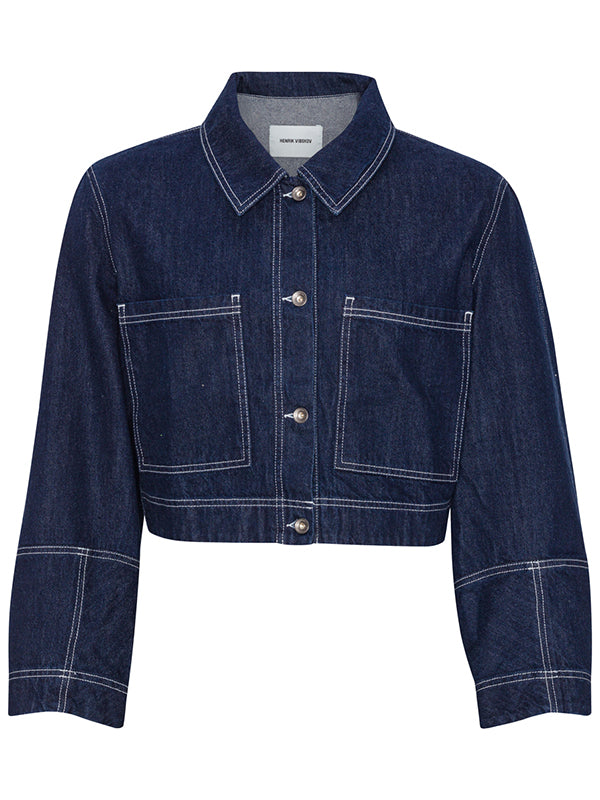 Henrik Vibskov - Dusk Denim Jacket in Navy Denim