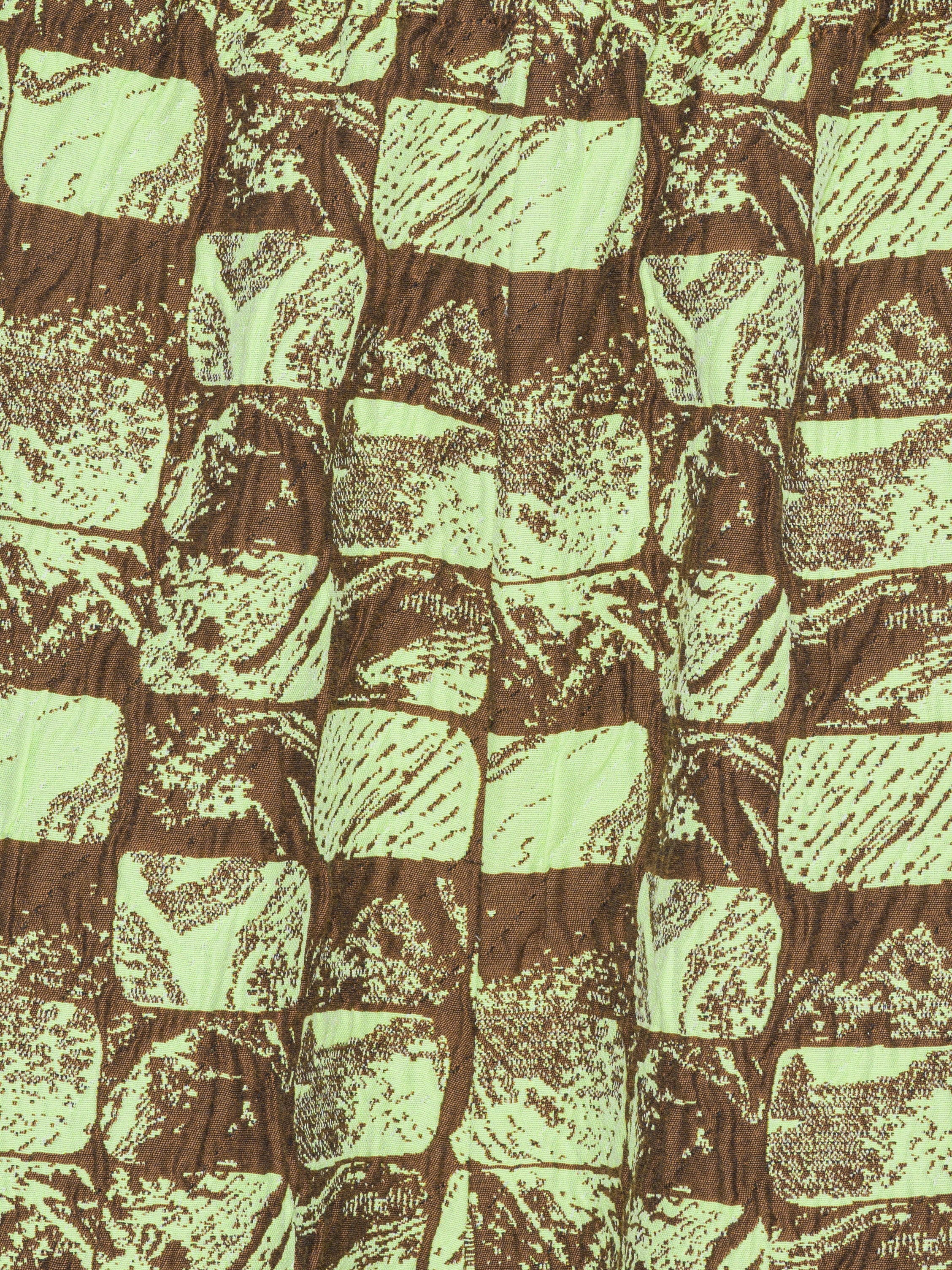 Eclipse Pants in Footprints Brown from Henrik Vibskov