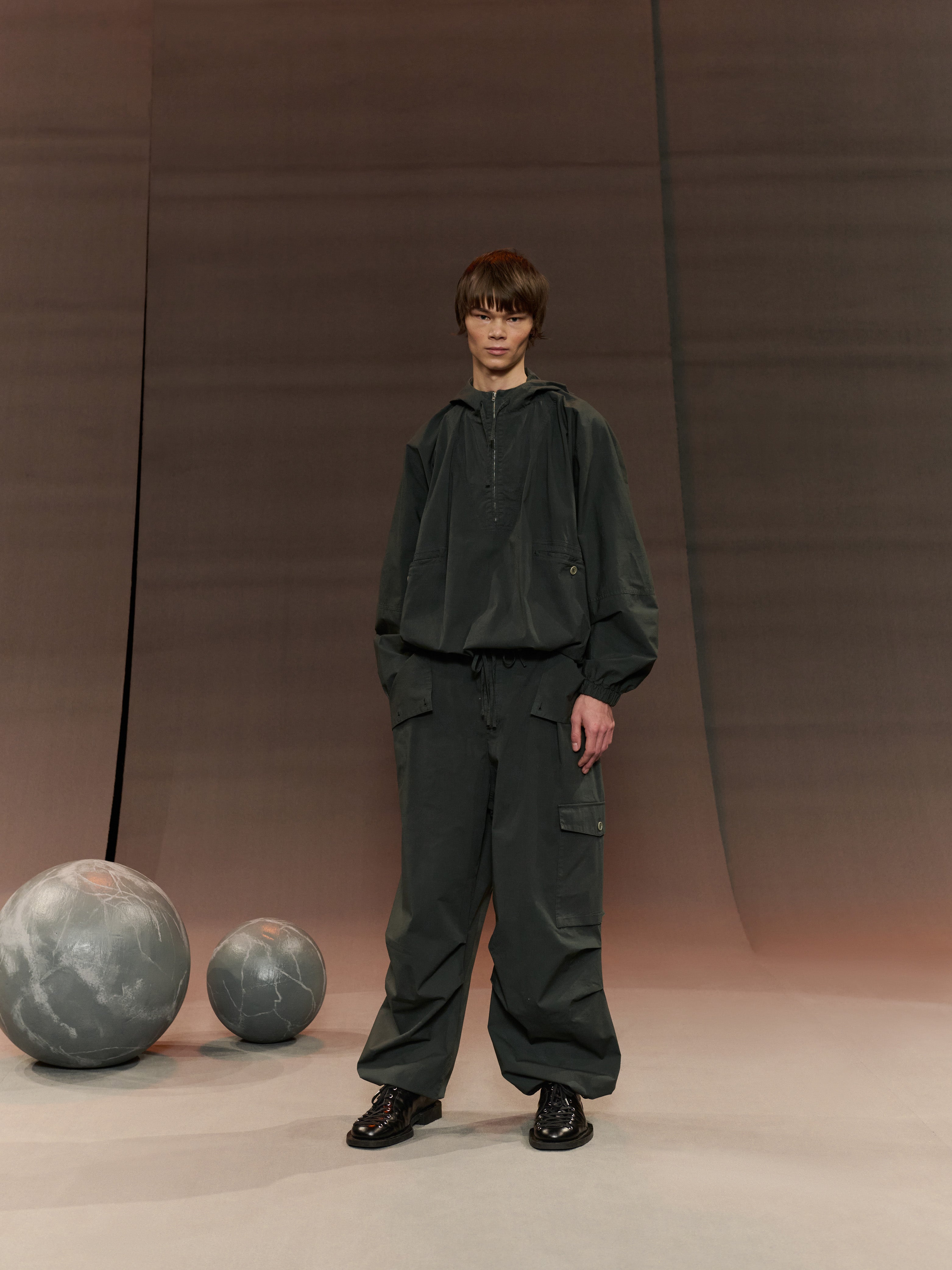 Field Pants in Dark Petrol from Henrik Vibskov