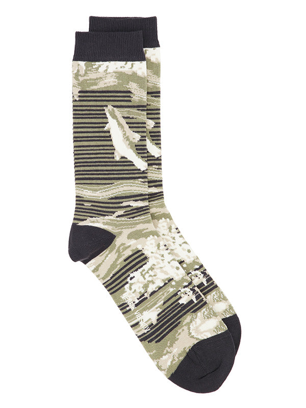 Fishes Socks in Fishes White from Henrik Vibskov