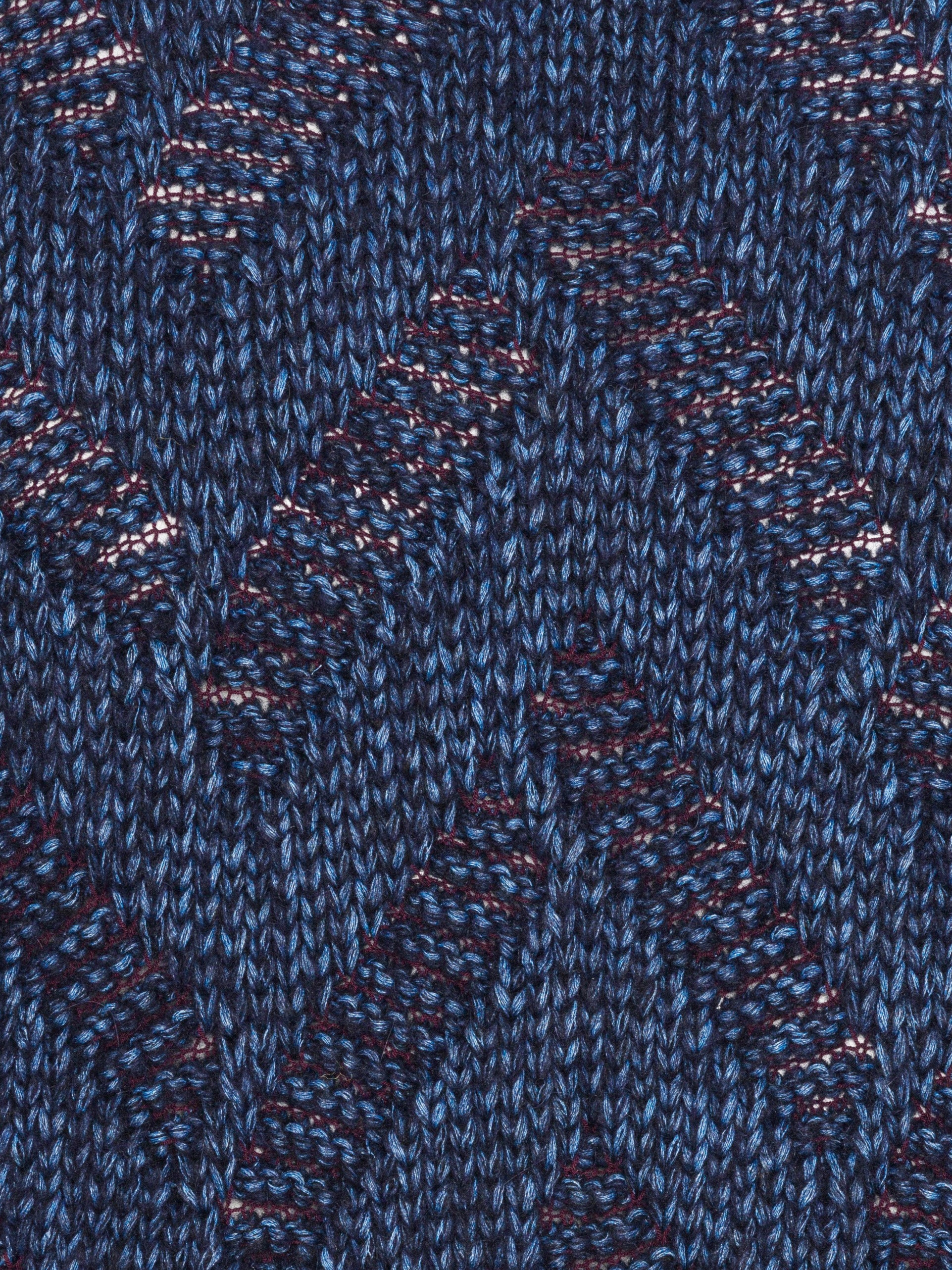 Flat Knitted Crewneck in Flat Navy from Henrik Vibskov