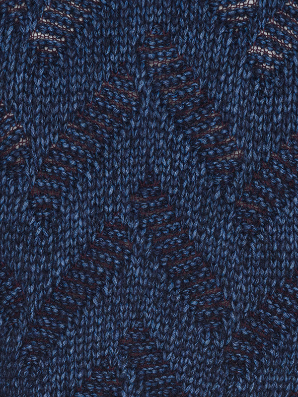 Flat Knitted Sweater in Flat Navy from Henrik Vibskov