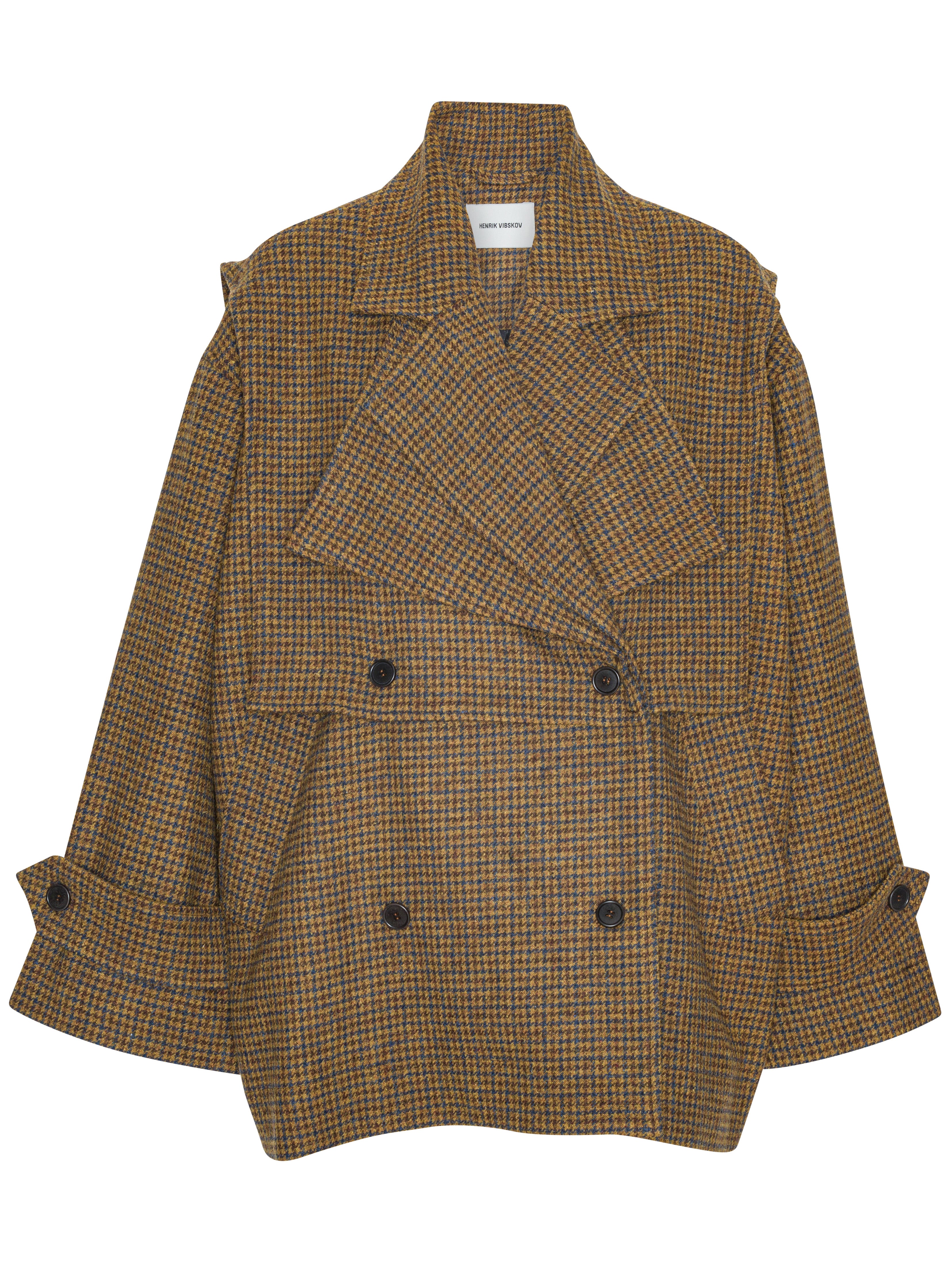 Hands Down Jacket in Pied De Poule from Henrik Vibskov