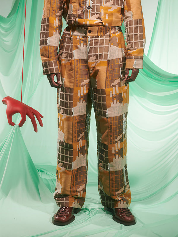 Hands Down Pants in Spice Finger Factory from Henrik Vibskov