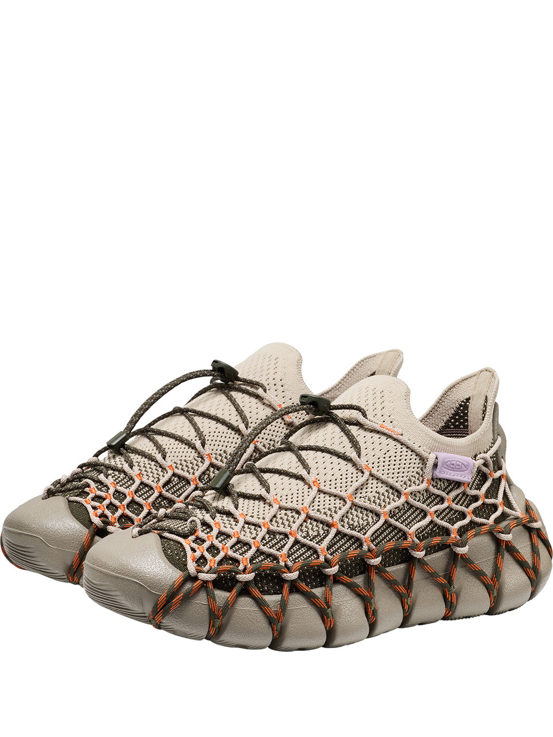Henrik Vibskov x KEEN UNEEK 360 Womens Sneakers - Brindle Scarlet Ibis