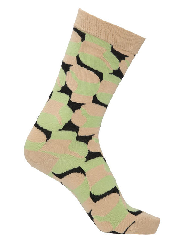 Henrik Vibskov - K.O socks homme in Almond Green Gloves - 1