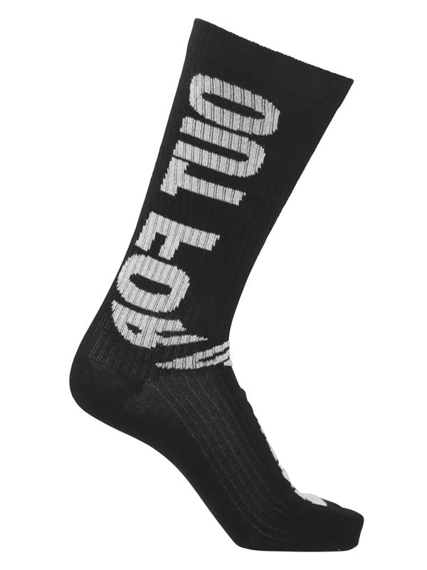 Henrik Vibskov - Out For Delivery socks homme in black and off white - 1