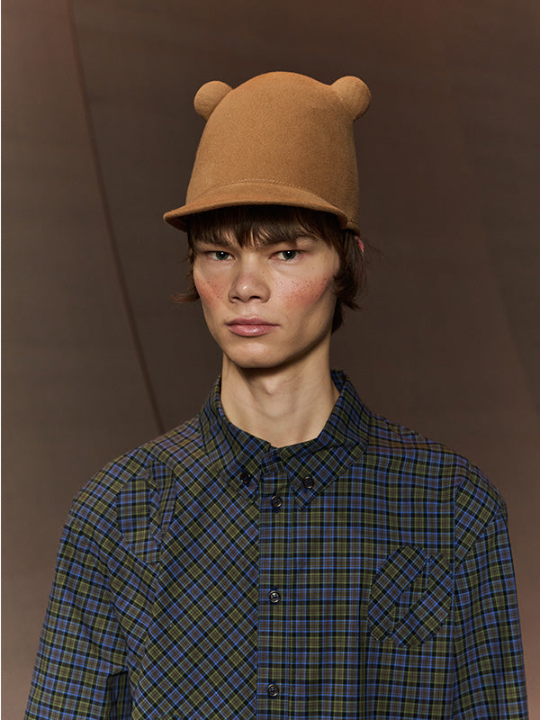 Radar Felt Hat in Sand Felt from Henrik Vibskov