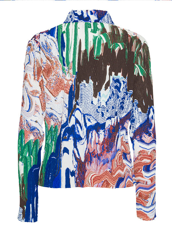 Slope Blouse in Graphic Slopes Light from Henrik Vibskov