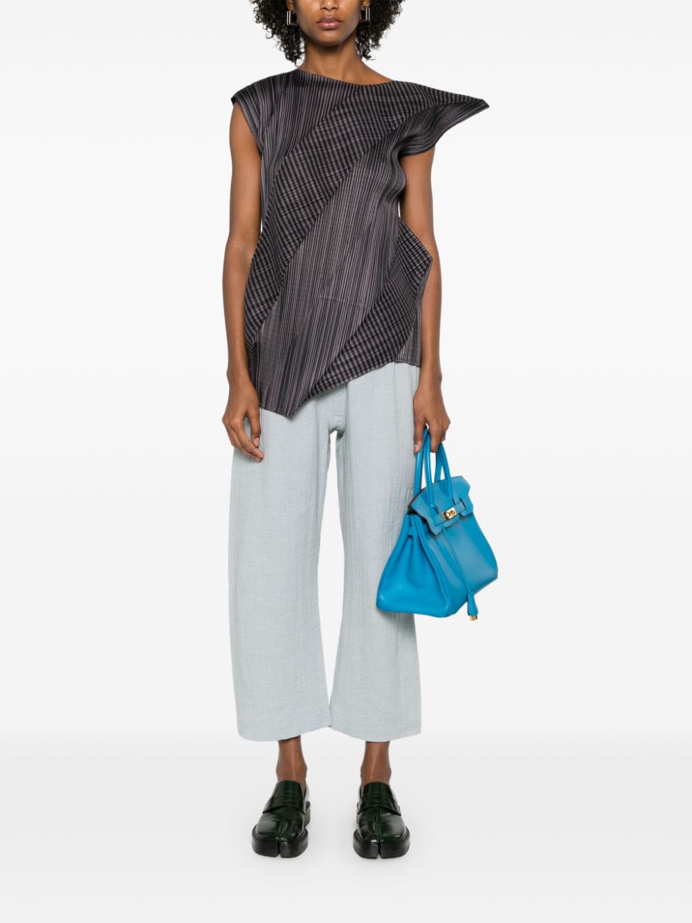 Split Pants in Moss Green from Henrik Vibskov