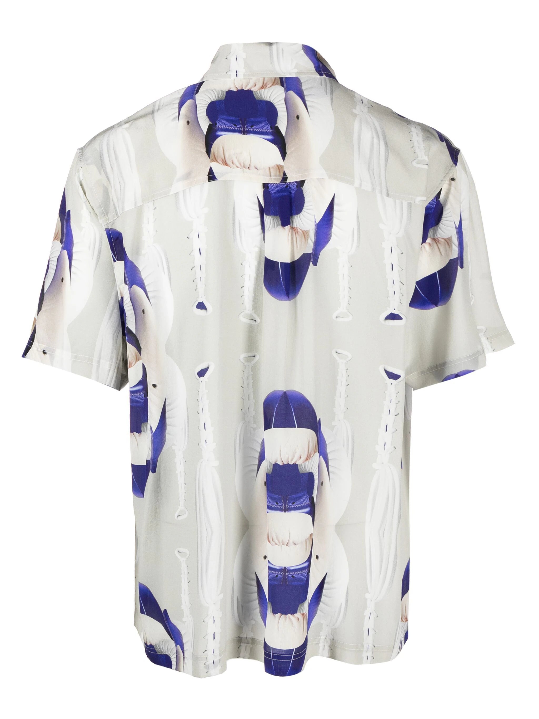 Henrik Vibskov shirt - Transfered Shirt match beige gloves