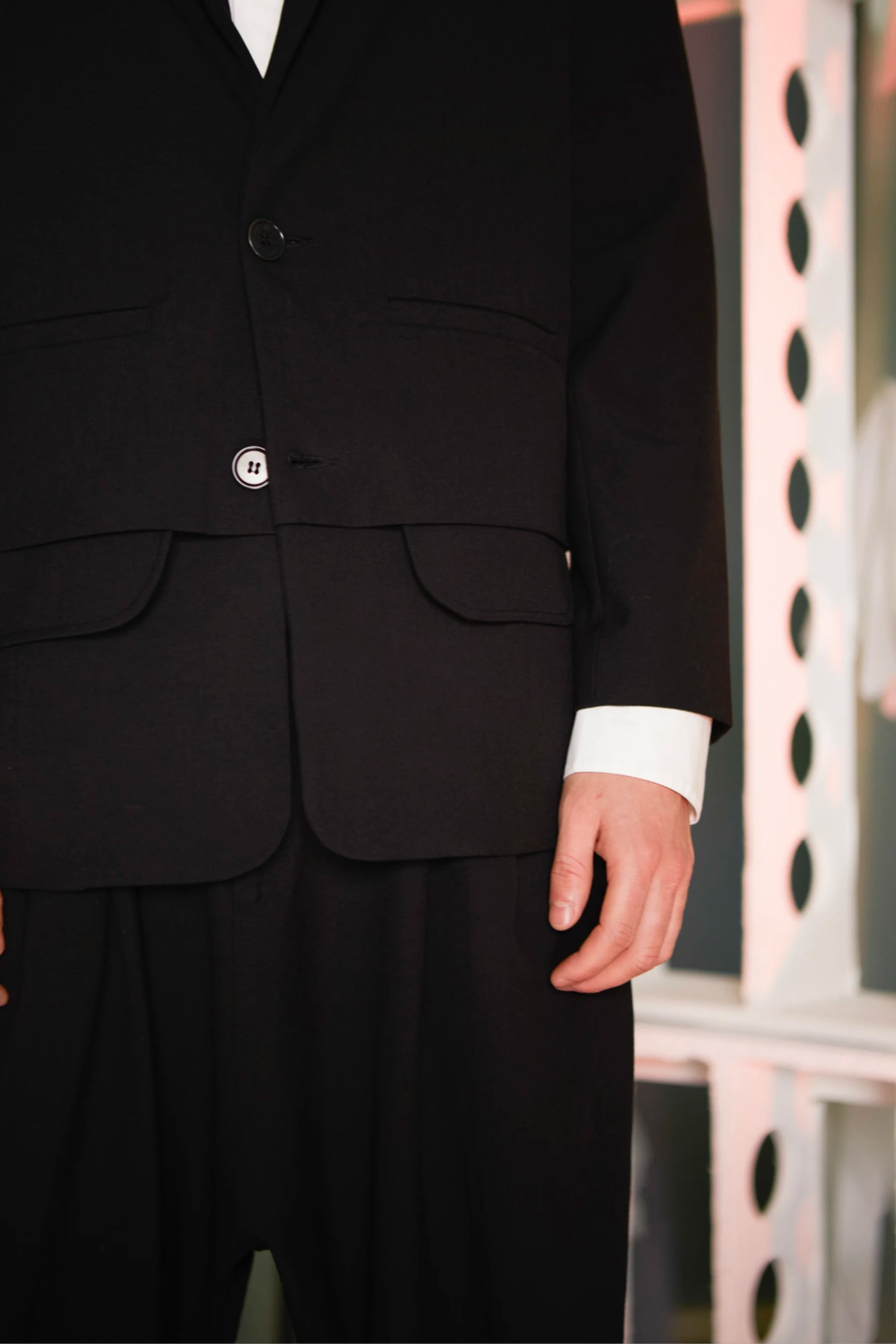Ants Blazer - Black-[-Henrik Vibskov-4