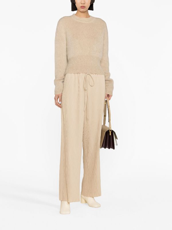 Henrik Vibskov pants - Naptune Plissé Pant in Warm Sand